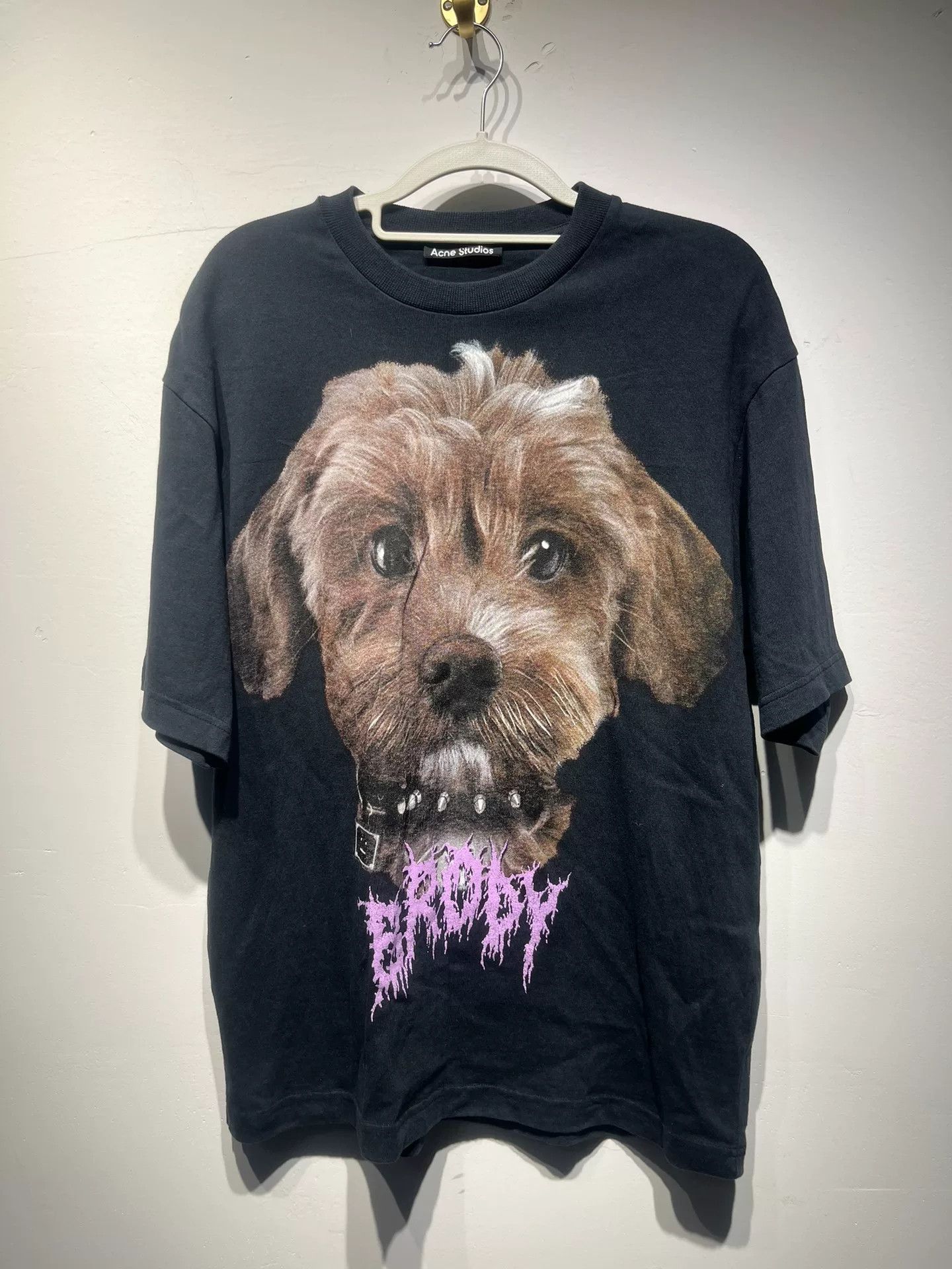 Acne Studios Acne Studios Printed Graphic Black T-Shirt XS Women Size XS / US 0-2 / IT 36-38 - 1 Thumbnail