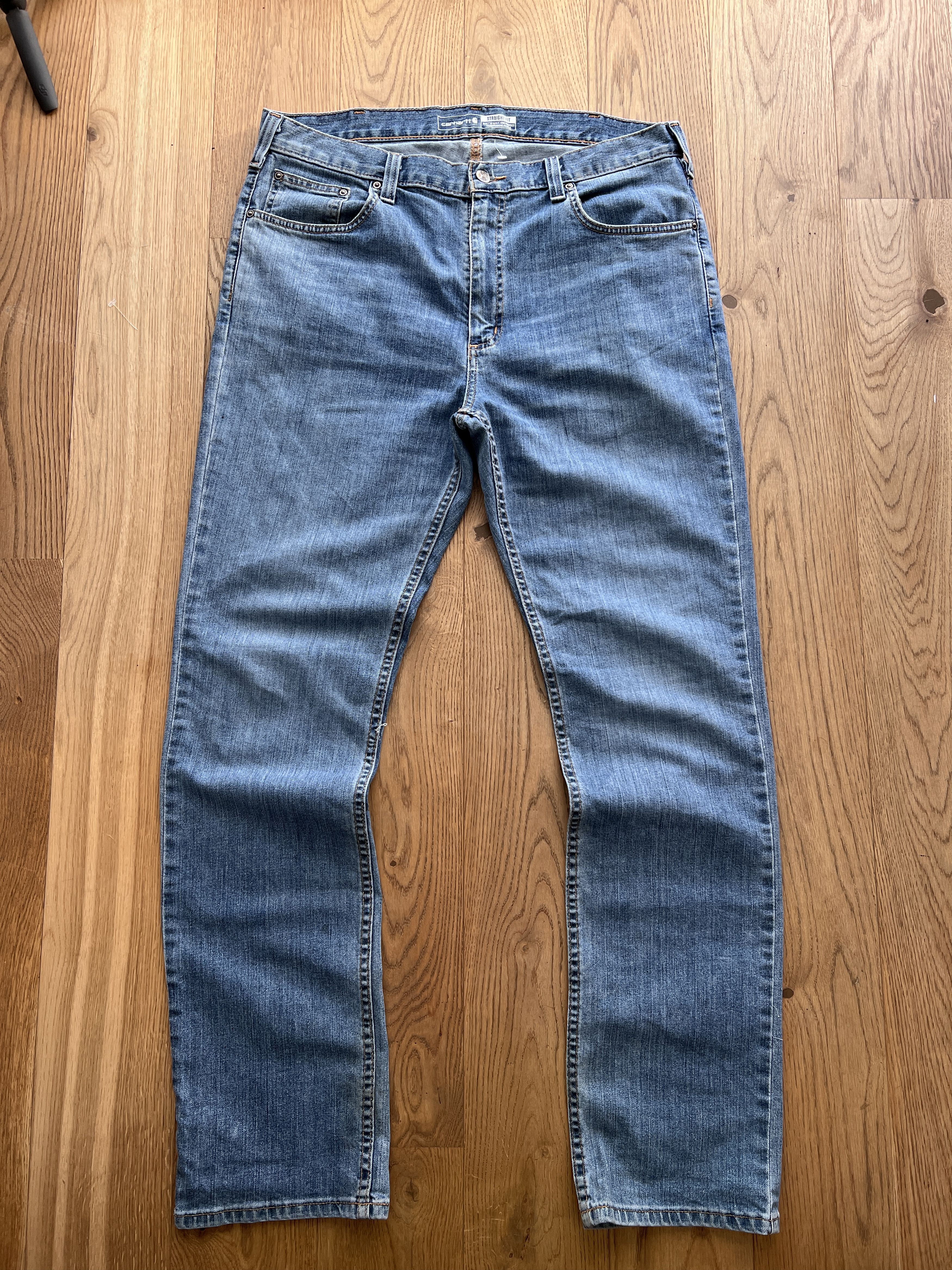 Carhartt Carhartt workwear vintage 2000s Rugged Flex retro denim jean Size US 36 / EU 52 - 11 Thumbnail