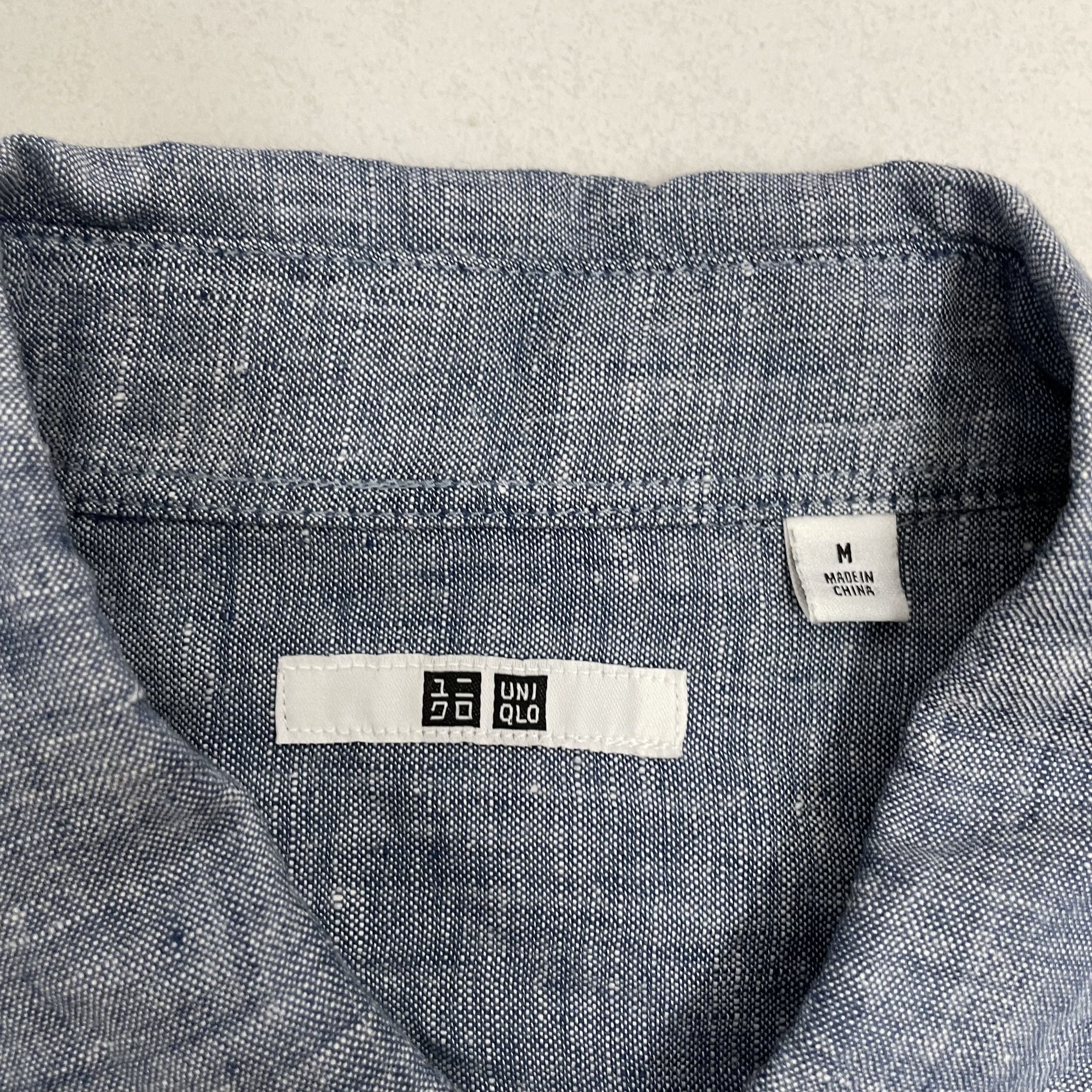 Japanese Brand × Uniqlo ⭐️SALE⭐️ [M] UNIQLO JAPAN LINEN COTTON SHIRT Size US M / EU 48-50 / 2 - 4 Thumbnail