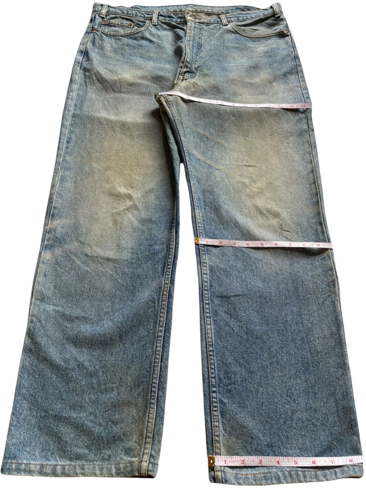 Levi's Vintage 90s Levis 515 Mud Wash Loose Jeans Size US 39 - 14 Thumbnail
