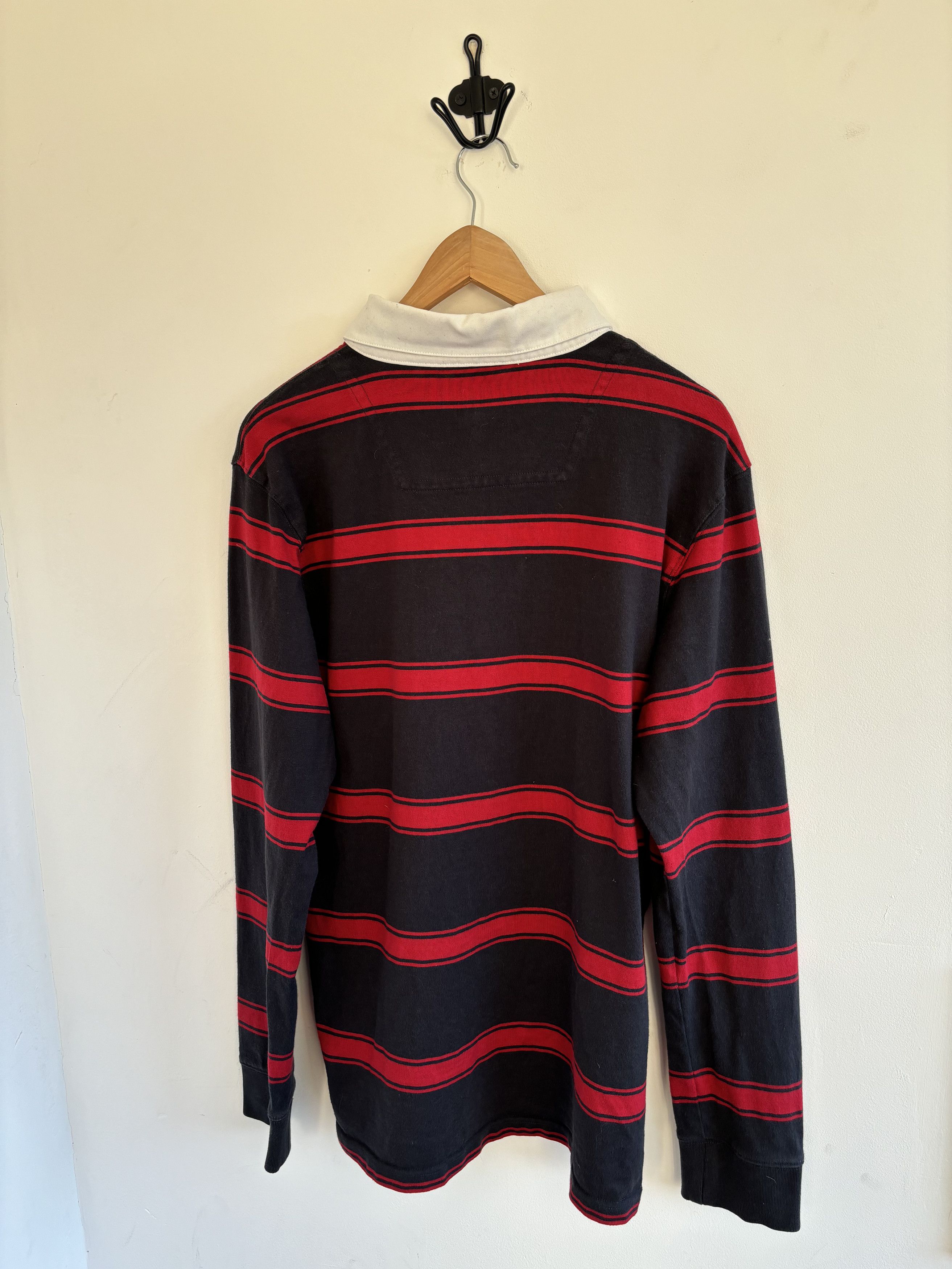 Timberland Vintage Timberland Polo Rugby Stripped Longsleeve Size US S / EU 44-46 / 1 - 2 Thumbnail
