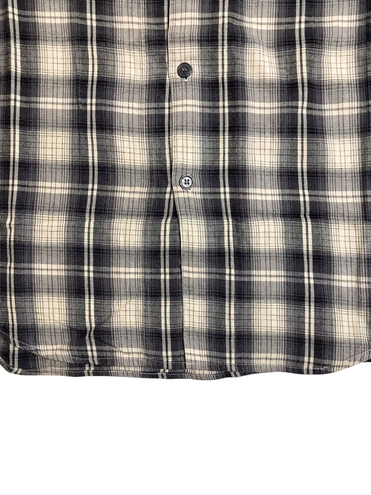 Hanes × Vintage Hanes 7/8 Sleeves Vintage Plaid Flannel Size L / US 10 / IT 46 - 3 Thumbnail