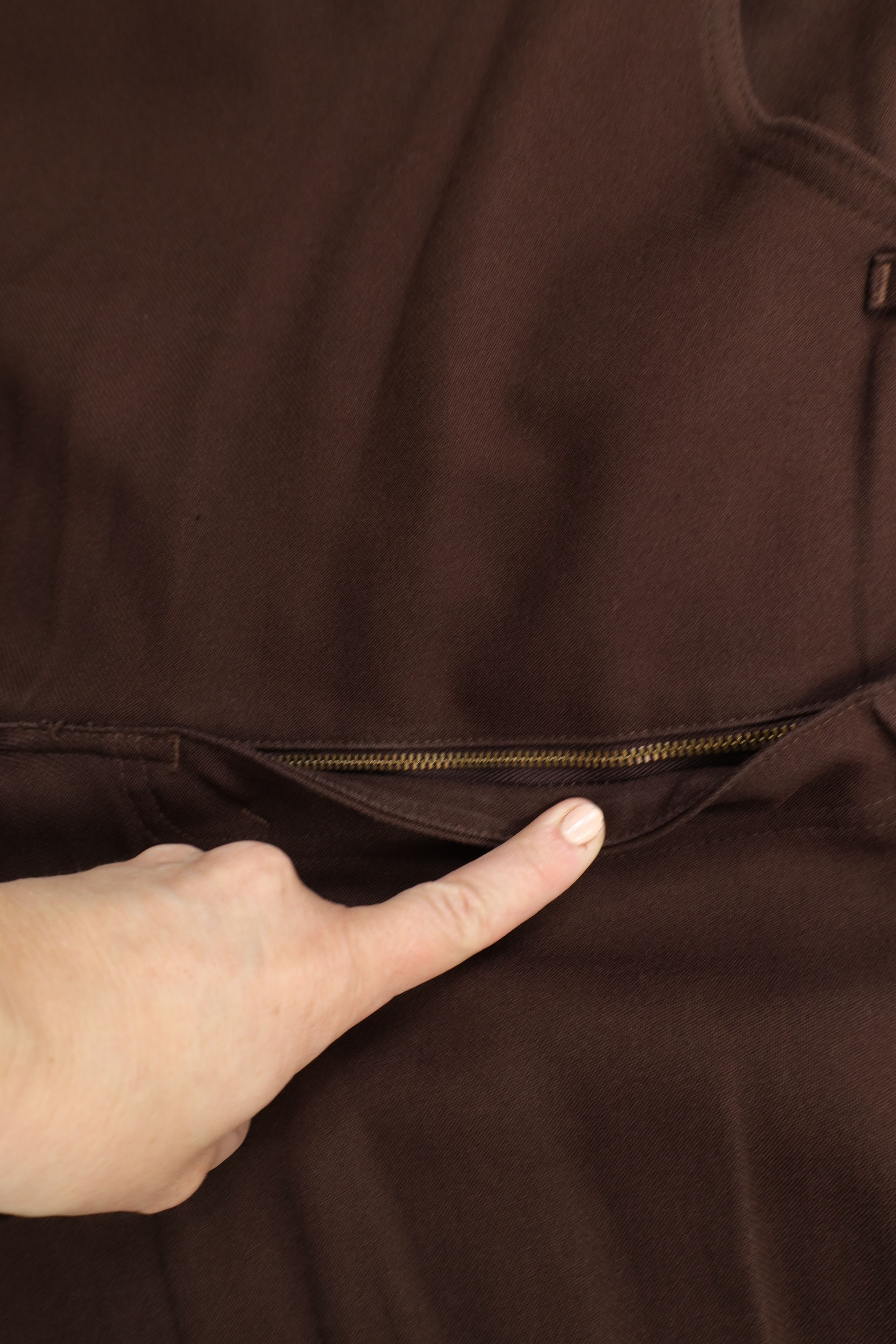 Levi's × Vintage Vintage Y2K 2001 Levis Wide Leg Bell Bottoms Pants Brown Size US 40 / EU 56 - 6 Thumbnail