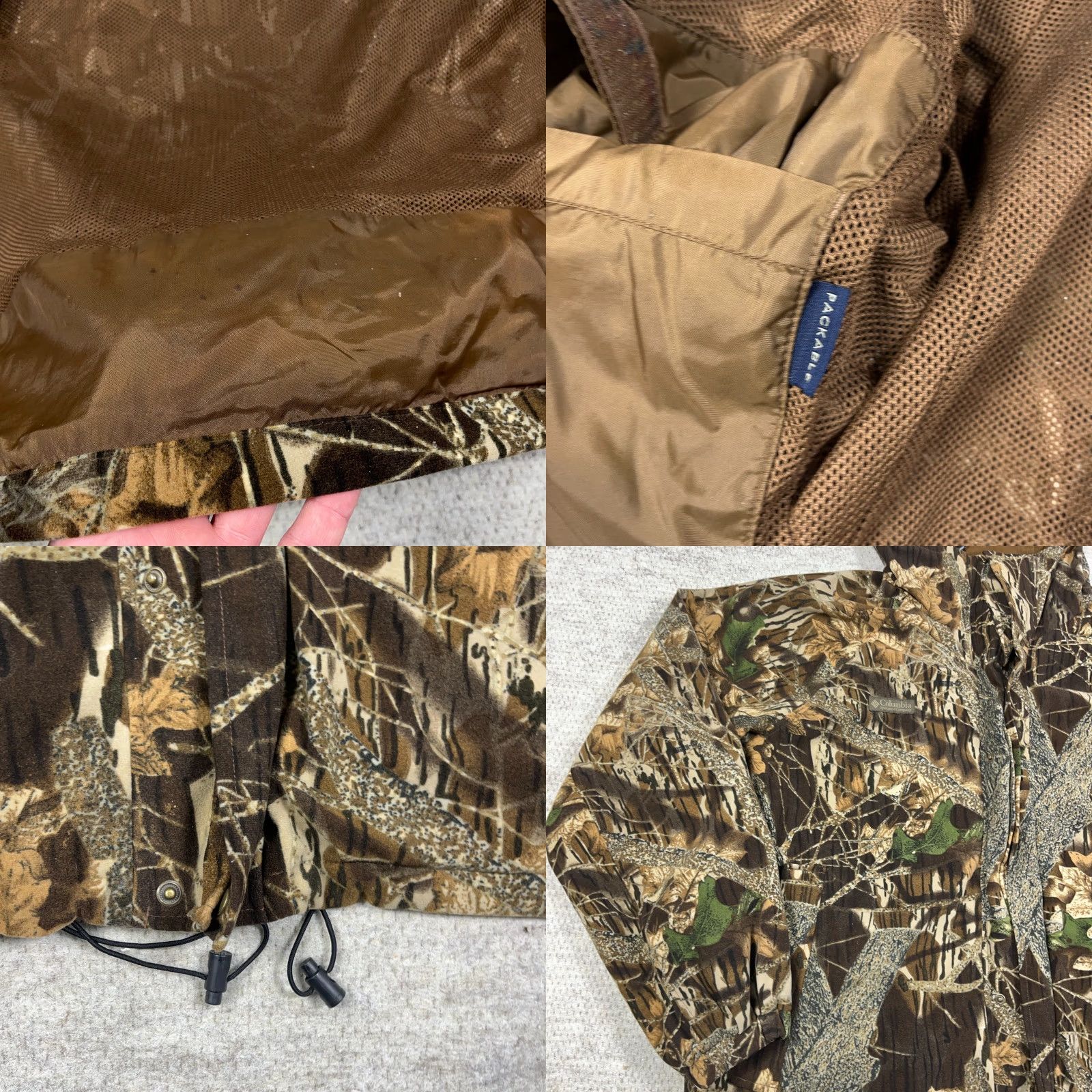 Vintage VINTAGE Columbia Camouflage Jacket Men 2XL Hooded Packable Outdoor Hunting Brown Camo Jacket Mens Size 2XL Size US XXL / EU 58 / 5 - 8 Thumbnail