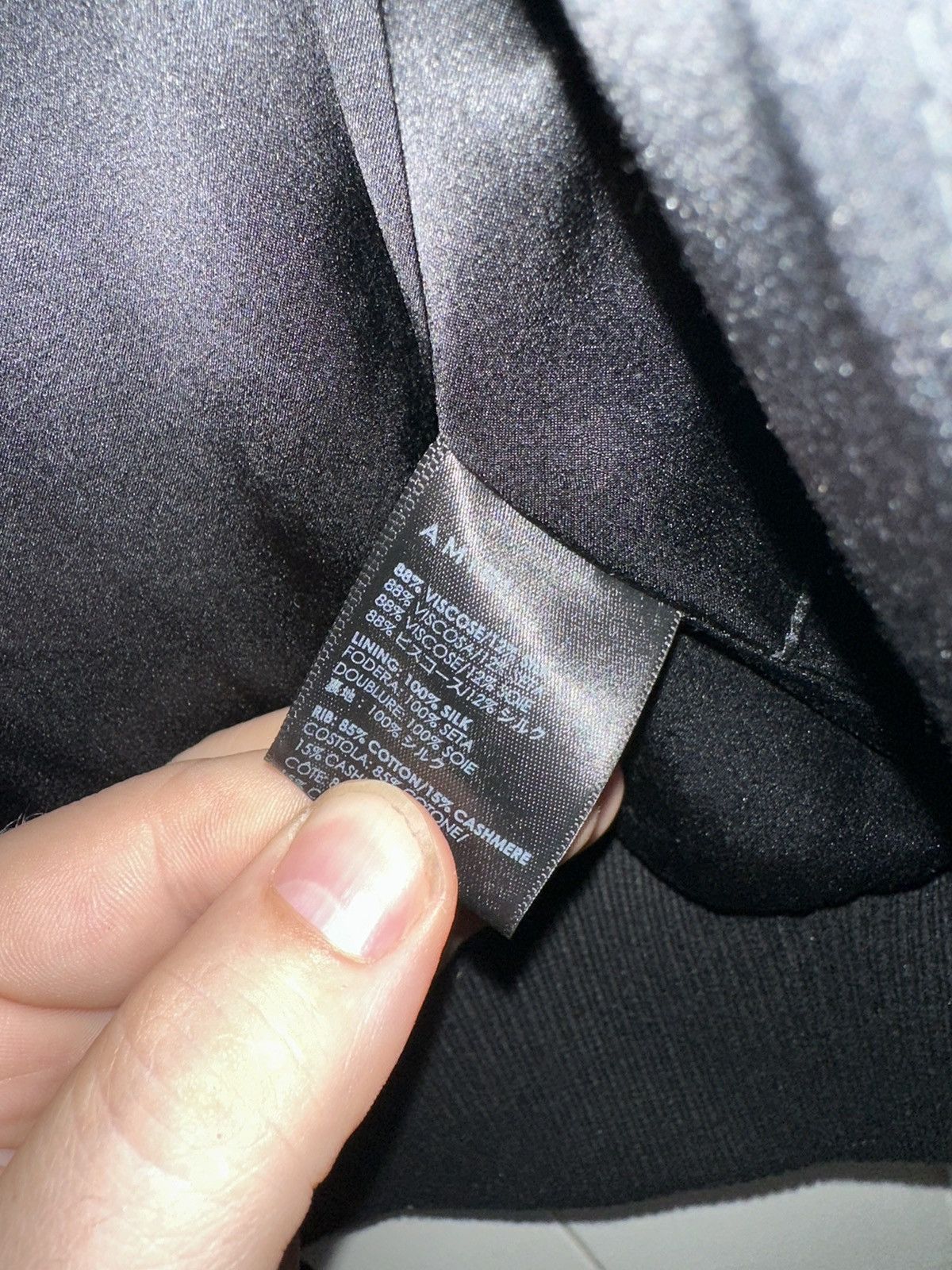 Amiri Amiri Black Velvet Bomber 46 Size US S / EU 44-46 / 1 - 10 Thumbnail