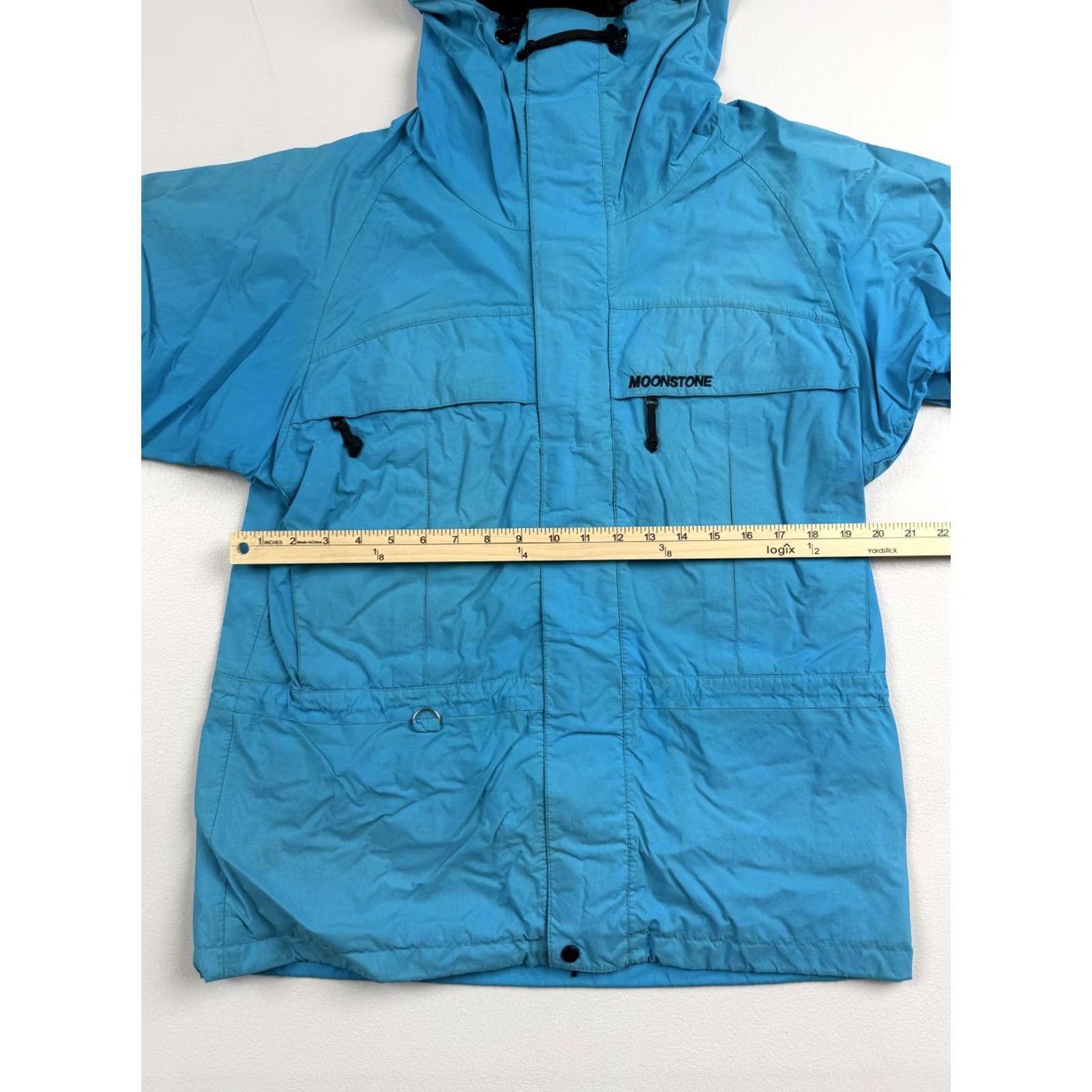 Vintage VINTAGE Moonstone Jacket Mens M Blue Hooded Full Zip Ski Insulated 90s Size US M / EU 48-50 / 2 - 5 Thumbnail