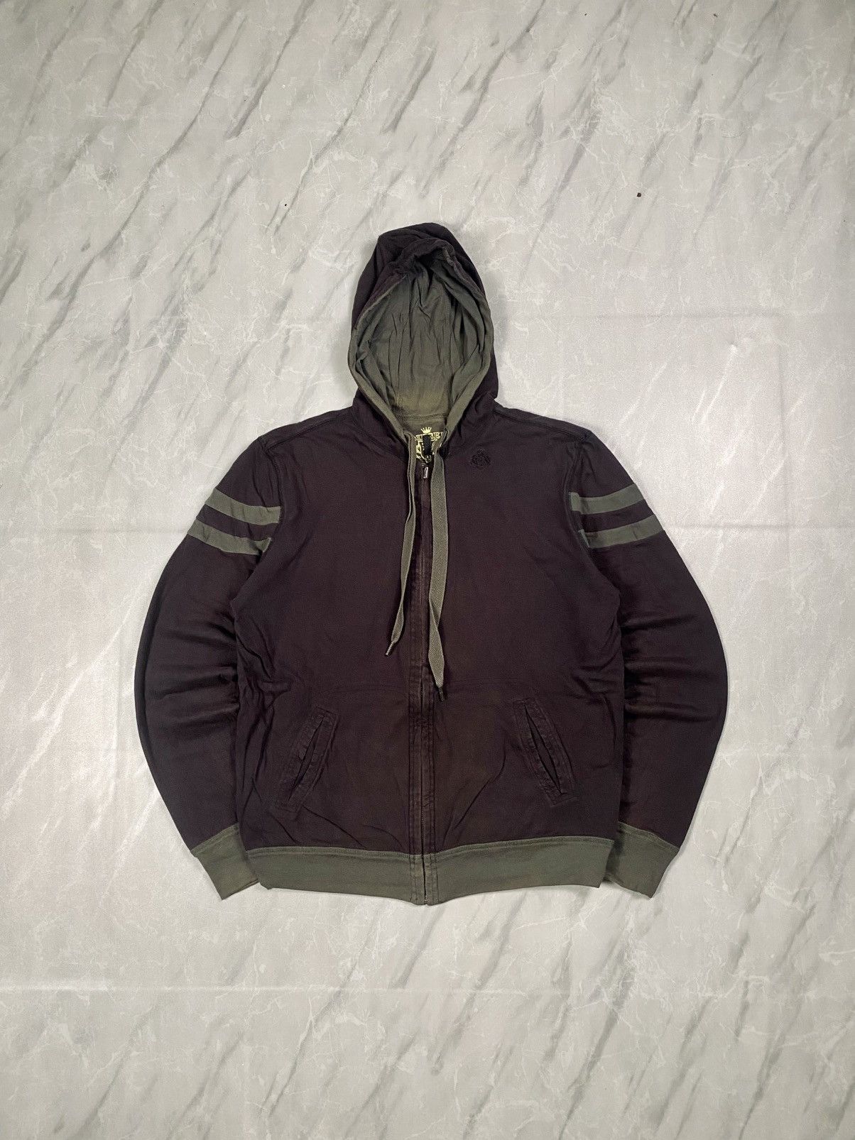 Diesel Rare 00s Diesel Goth Style Reversible Zip Up Hoodie Size US M / EU 48-50 / 2 - 1 Thumbnail
