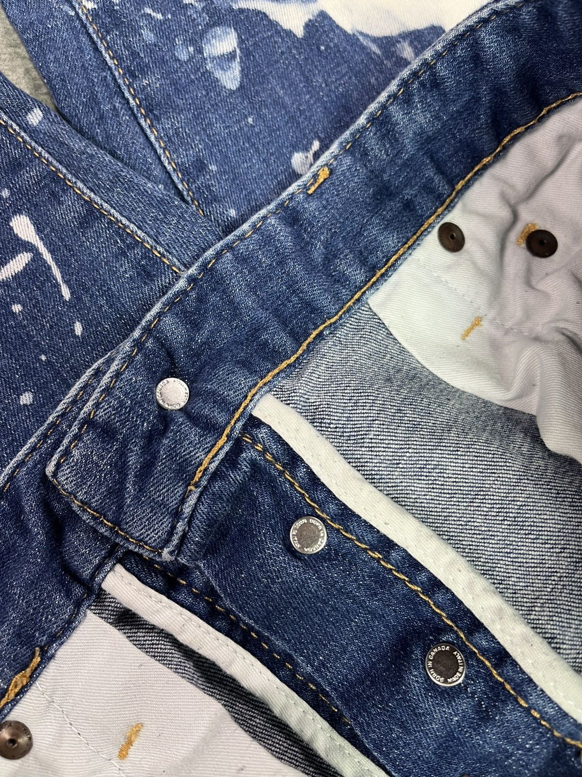 Dsquared2 Dsquared2 Bleached Paint Splattered Denim 30 Size US 30 / EU 46 - 11 Thumbnail