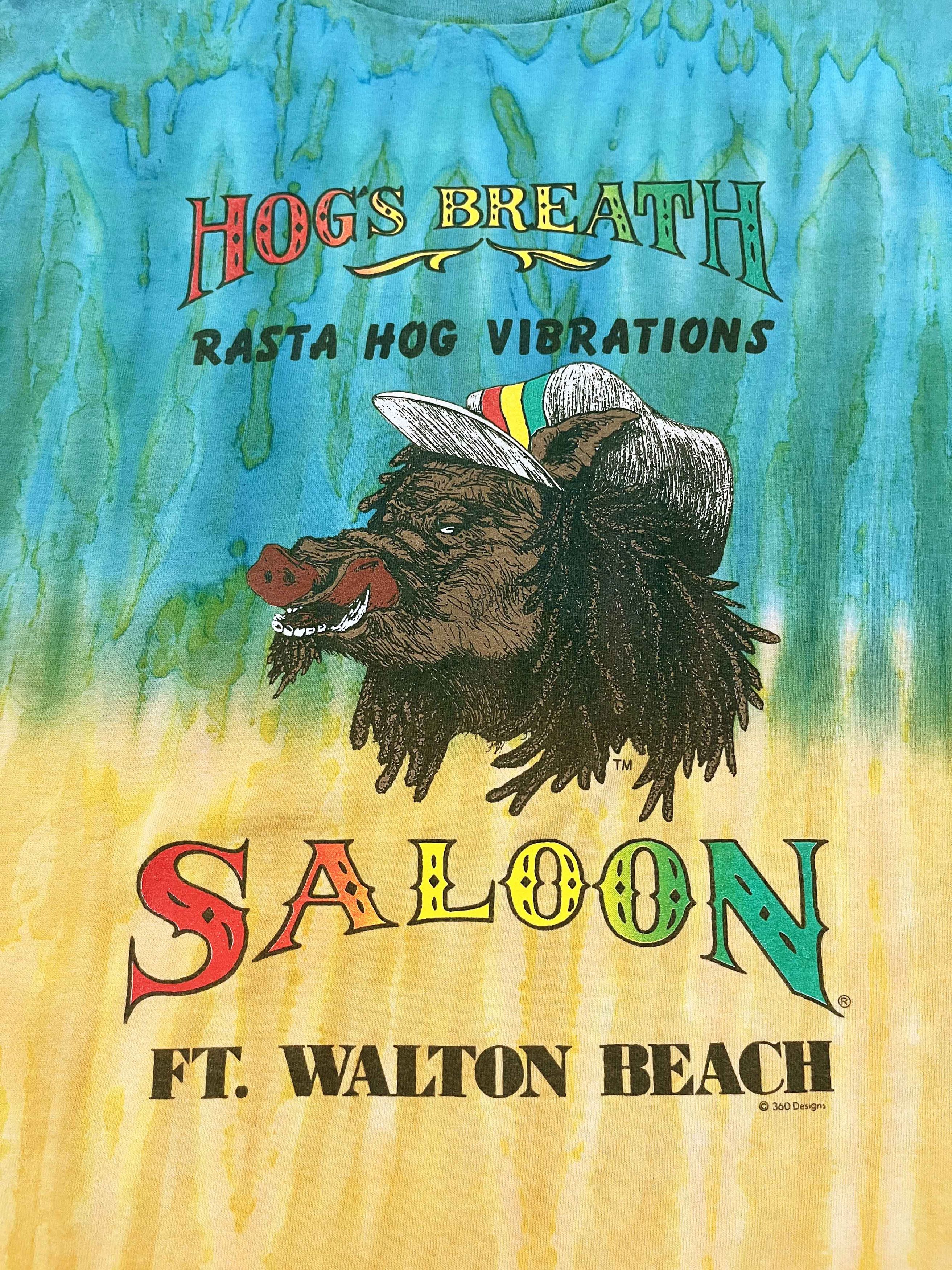 Vintage Vintage Hog's Breath Saloon Key West All Over Print T-Shirt Size US XL / EU 56 / 4 - 2 Thumbnail