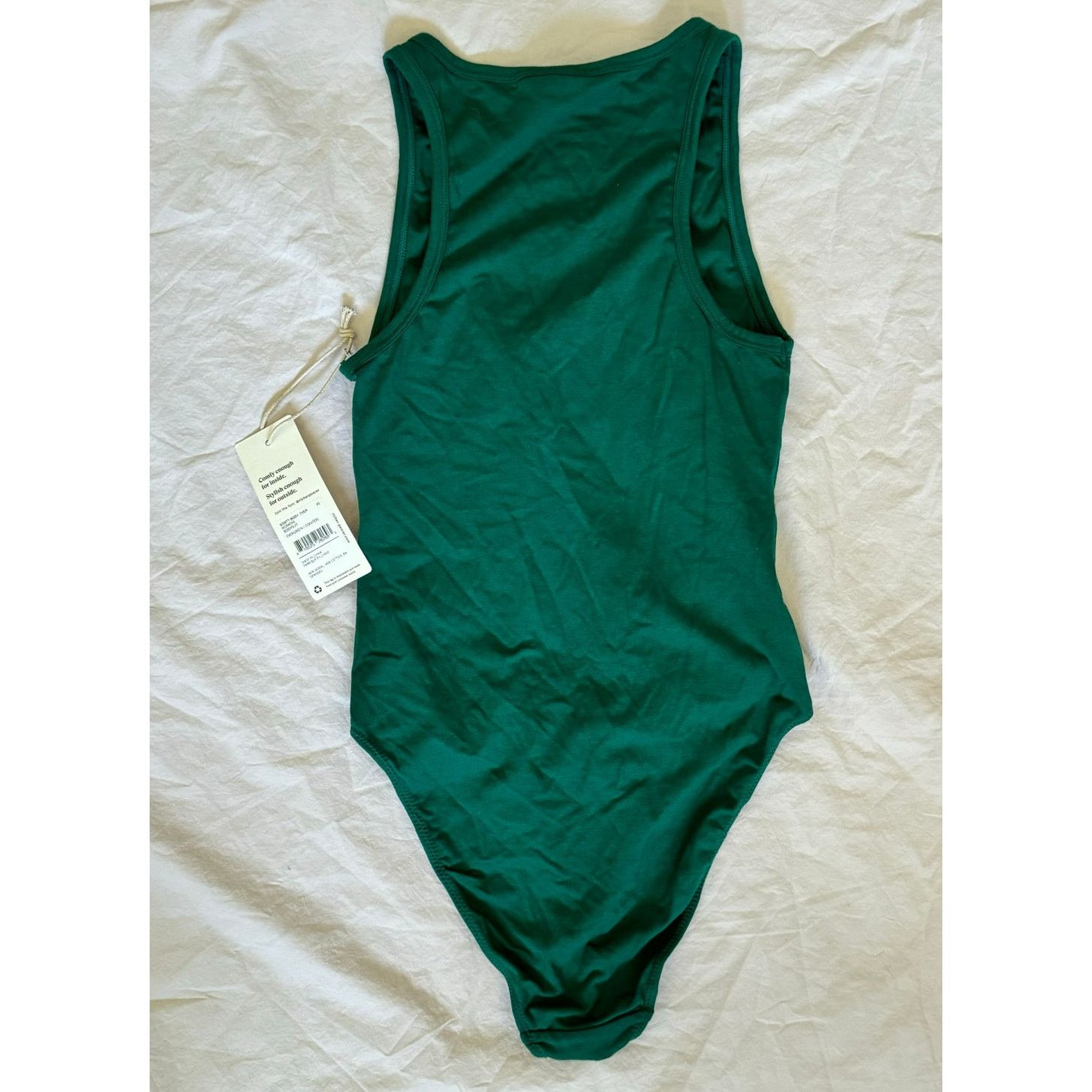 Richer Poorer NWT Richer Poorer Soft Stretch Bodysuit in Evergreen Size XS Size XS / US 0-2 / IT 36-38 - 2 Thumbnail