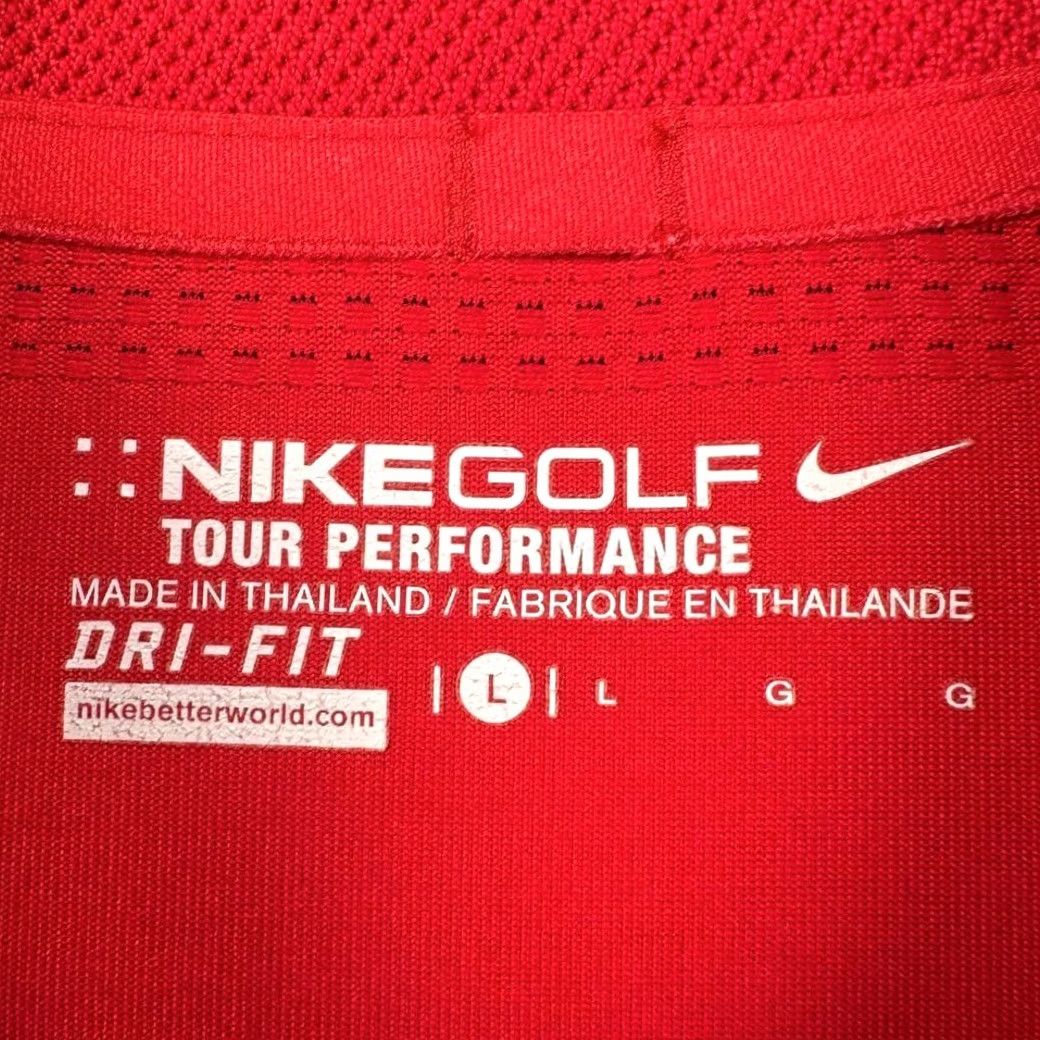 Nike Nike Buckeyes Polo Shirt Mens Large Dri-Fit Red Tour Performance Golf Shirt Size US L / EU 52-54 / 3 - 4 Thumbnail