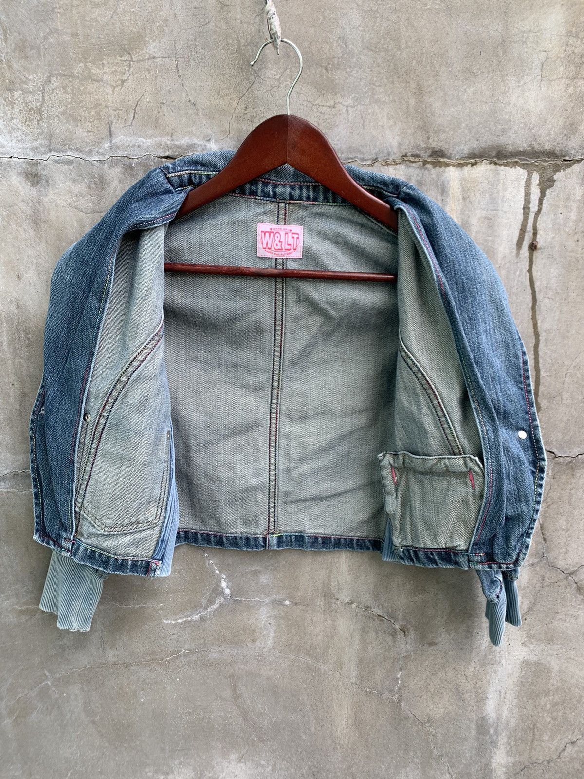 W&LT Cropped Denim Blazer Size S / US 4 / IT 40 - 9 Thumbnail