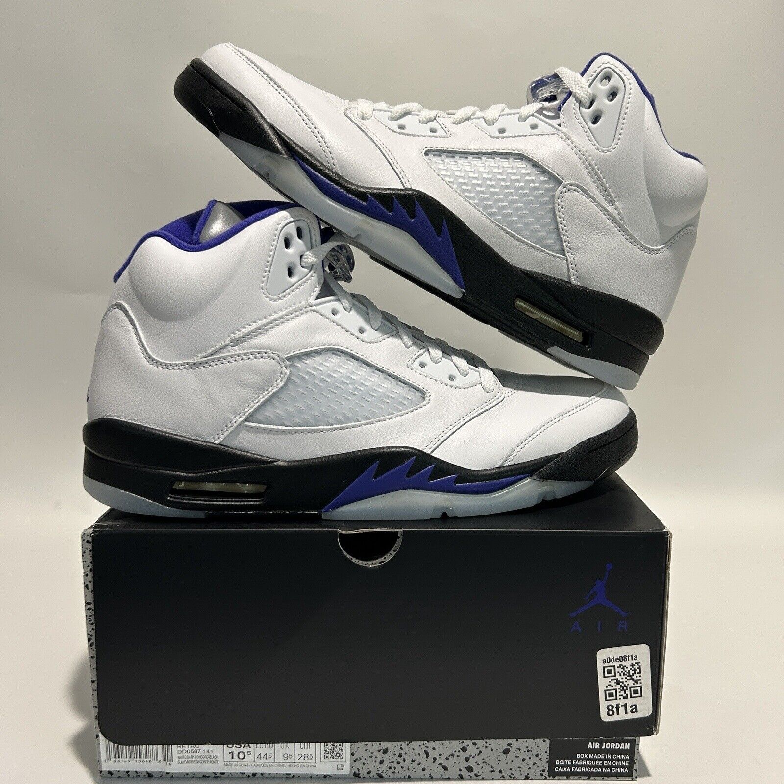Nike Nike Shoes Air Jordan 5 Retro “Dark Concord” 2024 Size US 10.5 / EU 43-44 - 1 Thumbnail