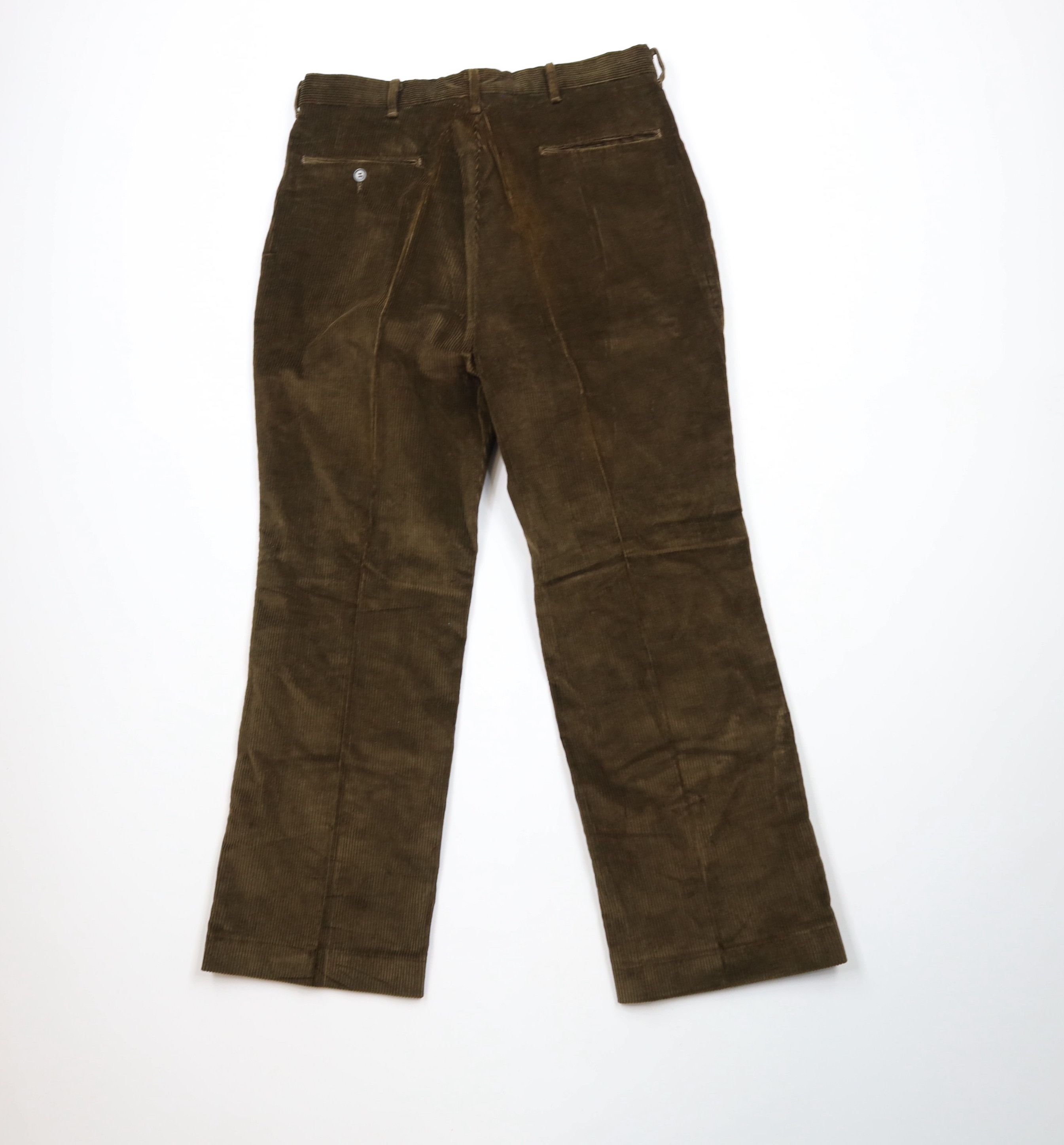 Vintage Vintage 70s Streetwear Wide Leg Corduroy Chino Pants USA Size US 34 / EU 50 - 9 Thumbnail