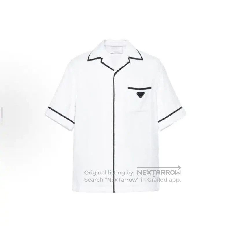 Prada Prada Men's White Cotton T-Shirt. Size US L / EU 52-54 / 3 - 6 Thumbnail