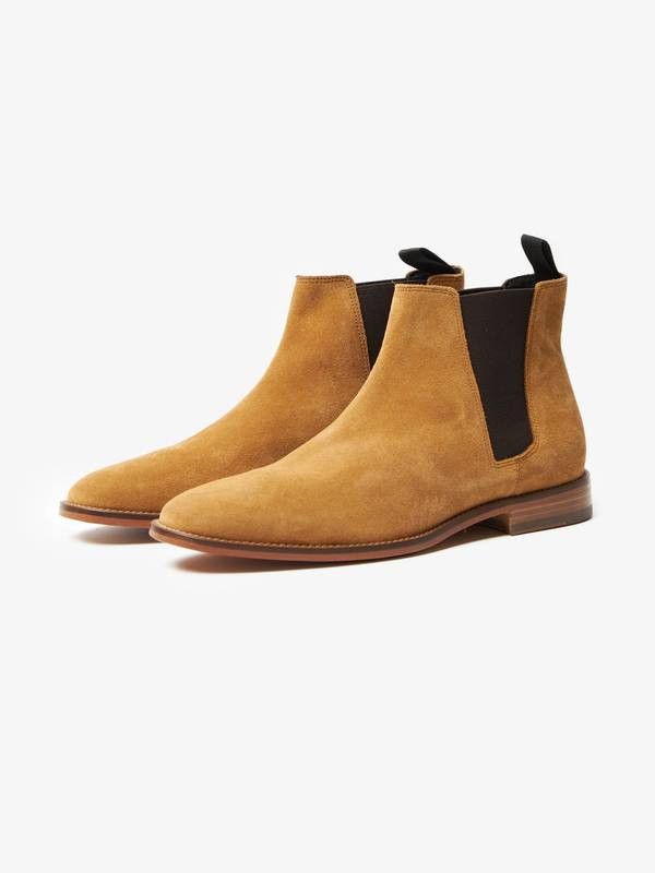 Sandro Almond Toe Suede Chelsea Boots Size US 8 / EU 41 - 1 Thumbnail