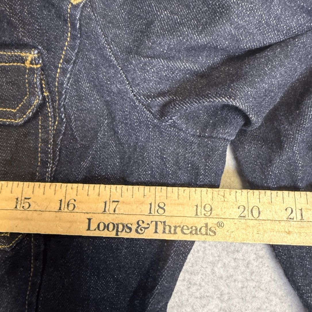 Ralph Lauren VINTAGE Lauren Ralph Lauren Jacket Denim Blue Women's L Petite Adult Large Denim Blue Jacket Women L Blue Denim Y2K 90s 00s Petite Womens Size L / US 10 / IT 46 - 3 Thumbnail