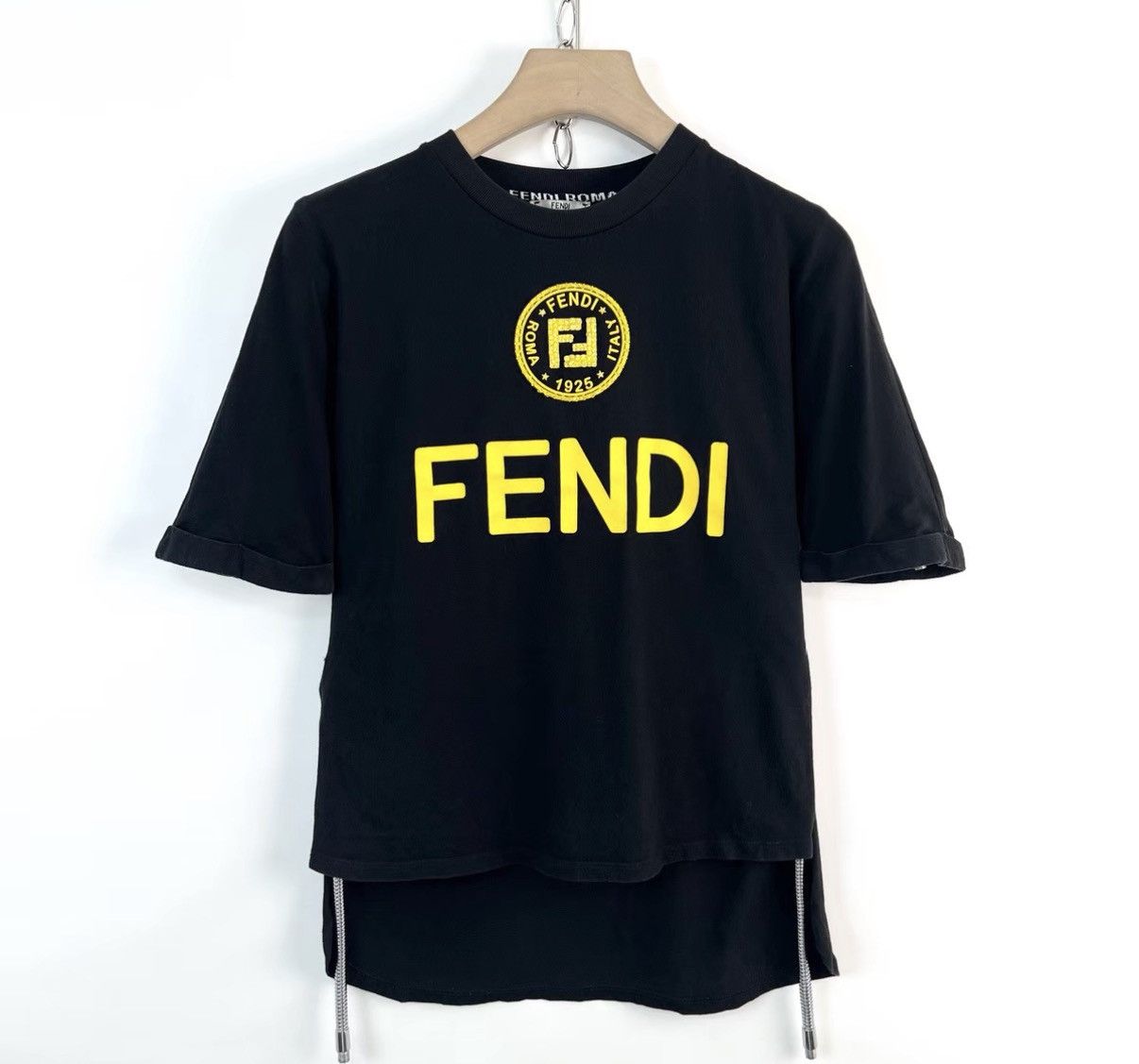 Fendi Fendi T-Shirt Black Big Logo Tee | Grailed