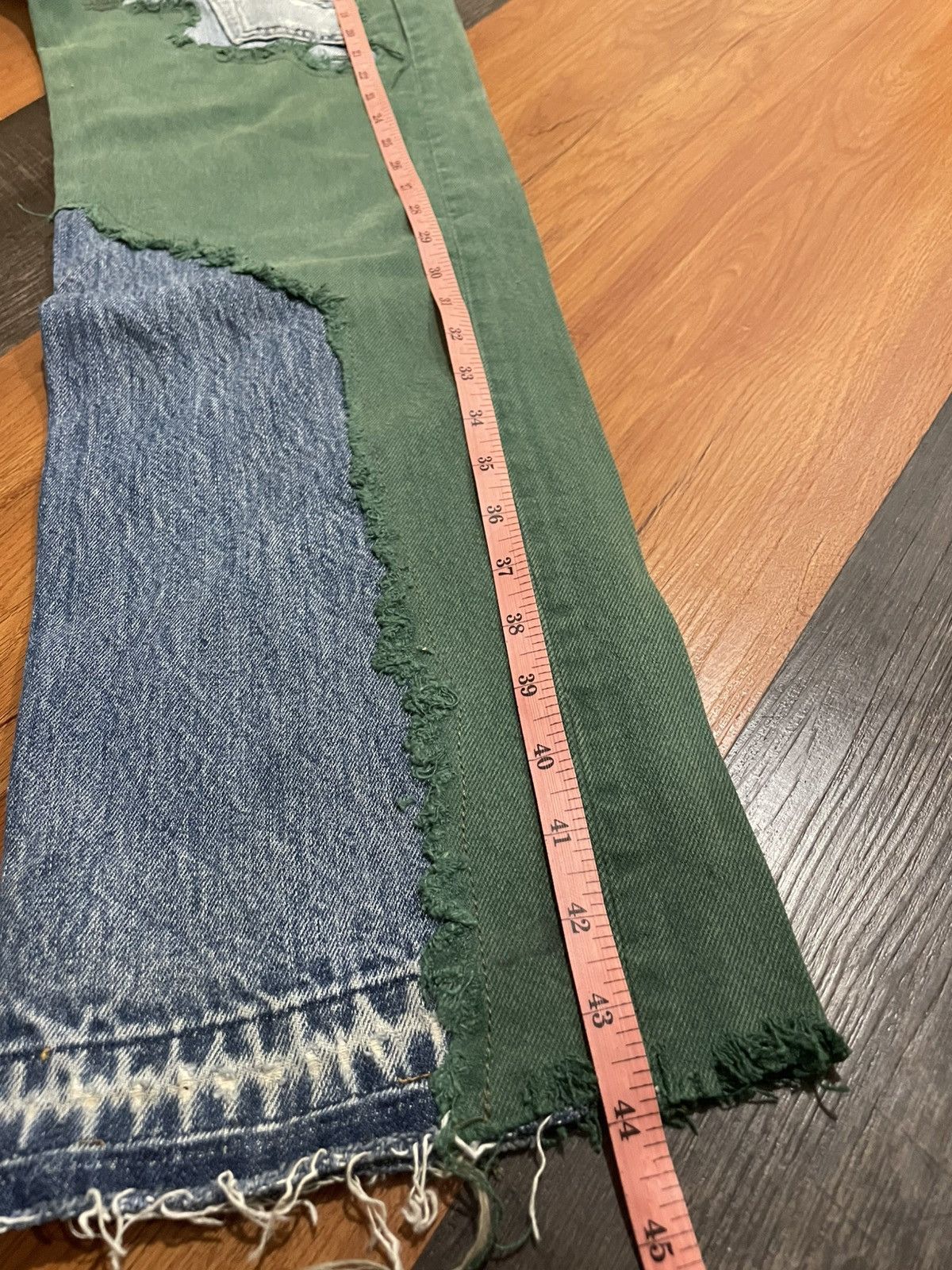 Levi's Vintage Clothing Vintage 501 Levis Made in Usa Custom Handmade Sashiko Boro Size US 32 / EU 48 - 19 Thumbnail