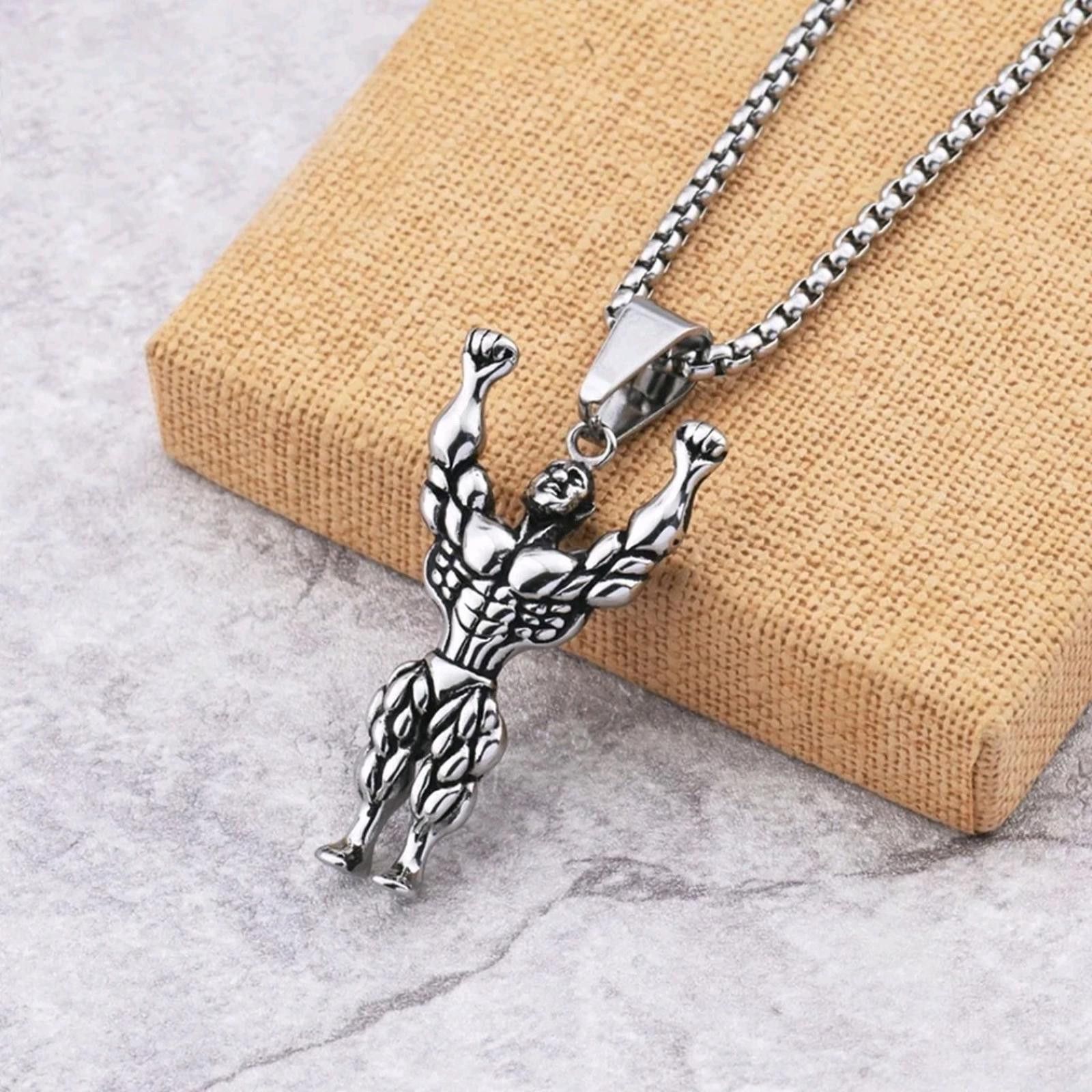 Other Gym Necklace Chain Gold Zinc Jewelry Fitness Body Builder Size ONE SIZE - 8 Thumbnail