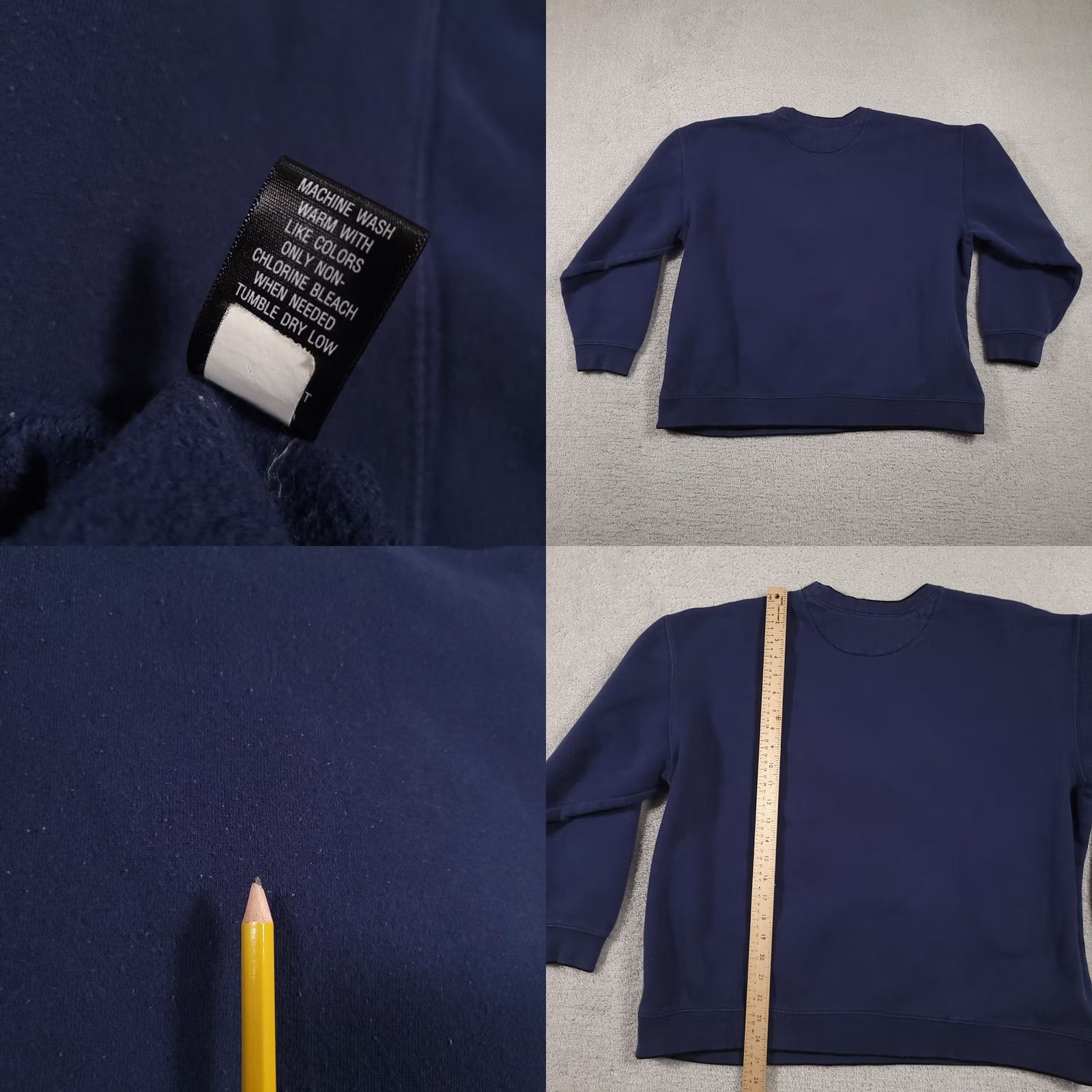 Vintage VINTAGE American Eagle Flag Bald Eagle Sweatshirt Unisex Adults XL Blue Crewneck Patriotic USA Pullover Embroidered Size US XL / EU 56 / 4 - 8 Thumbnail