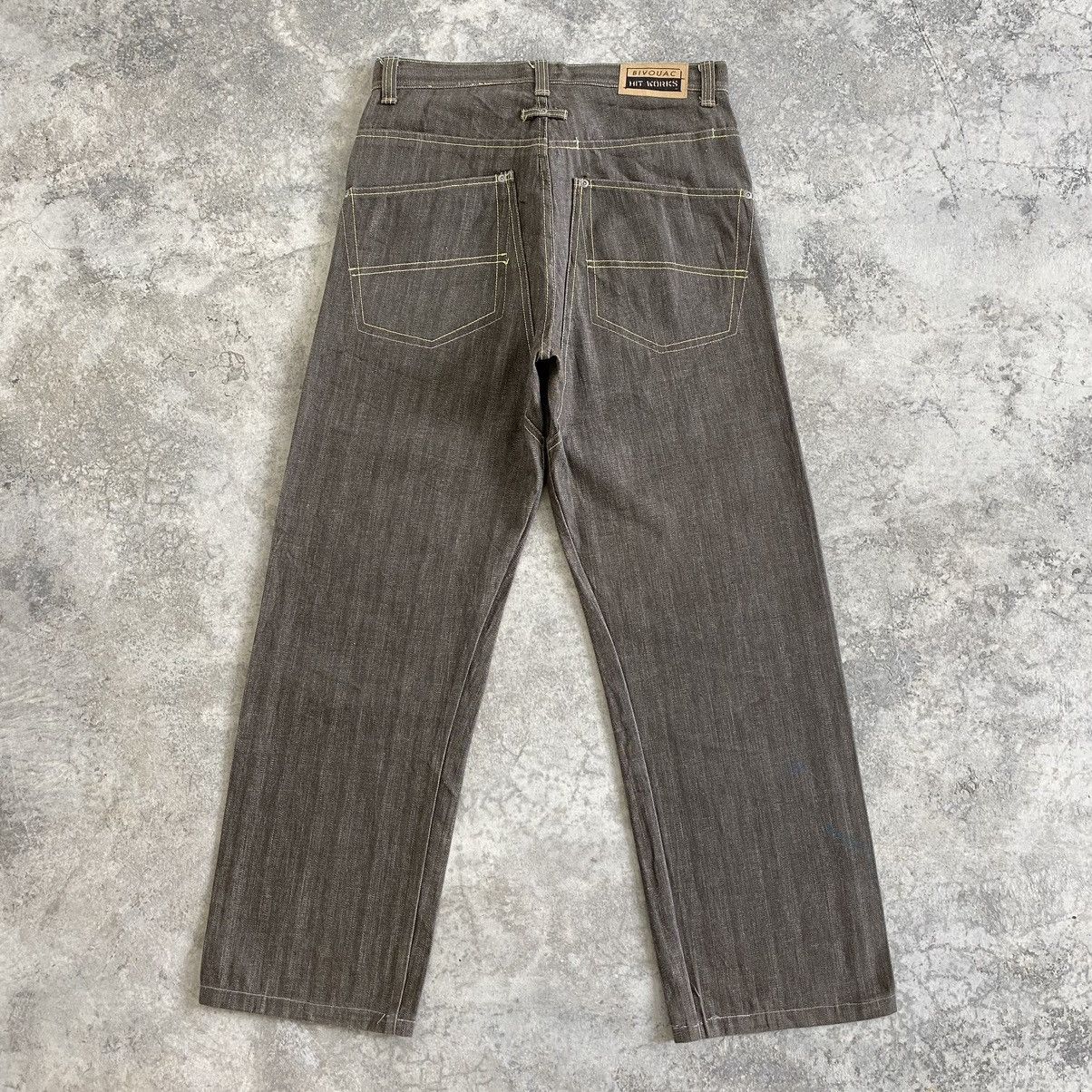Japanese Brand Vintage Bivouac Japan Double knee HBT Workwear Denim Size US 32 / EU 48 - 14 Thumbnail