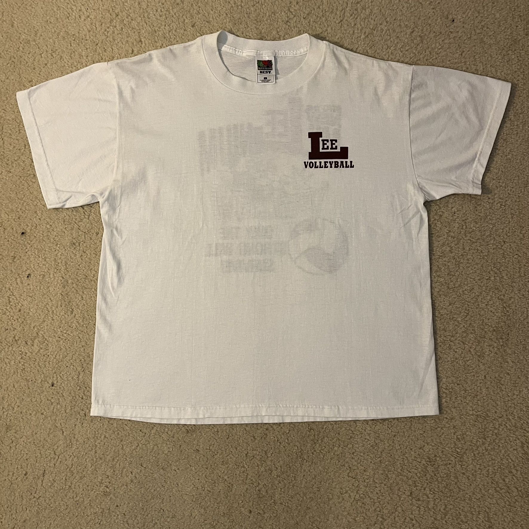 Fruit Of The Loom VTG 00s Lee Volleyball Into the New MilLEEnium Tee Size US L / EU 52-54 / 3 - 2 Thumbnail