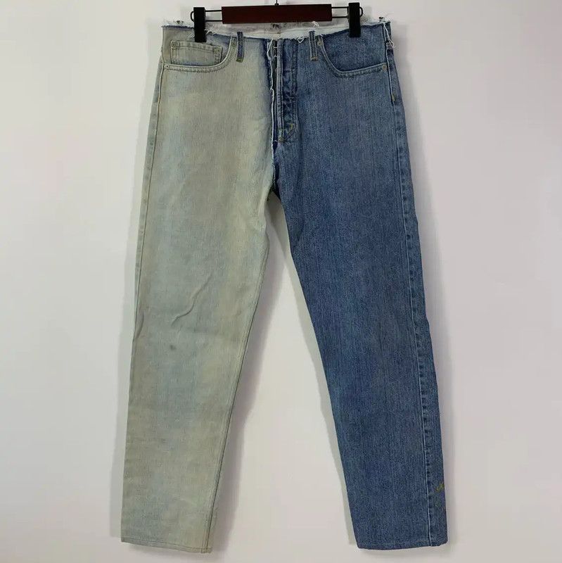 Maison Margiela Maison Margiela Blue Casual Pants for Men 0089 Size US 30 / EU 46 - 1 Thumbnail