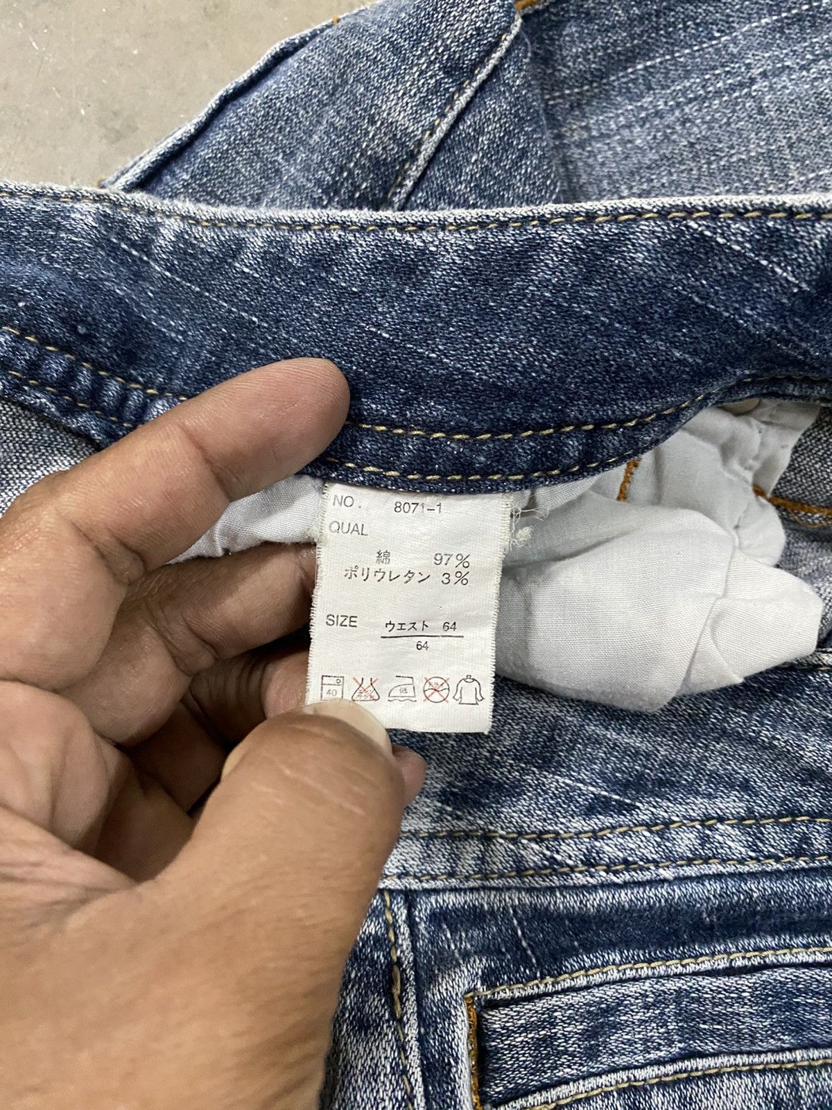Hysteric Glamour Flare Jeans Japanese BCBG Vintage Wash Blue @309 Size US 28 / EU 44 - 9 Thumbnail
