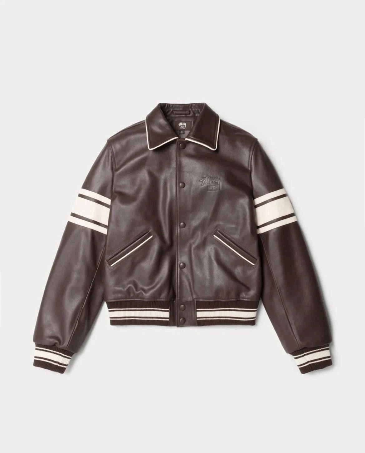 Stussy × Wales Bonner Stussy x Wales Bonner Varsity Jacket Size Medium Brand New Size US M / EU 48-50 / 2 - 8 Thumbnail