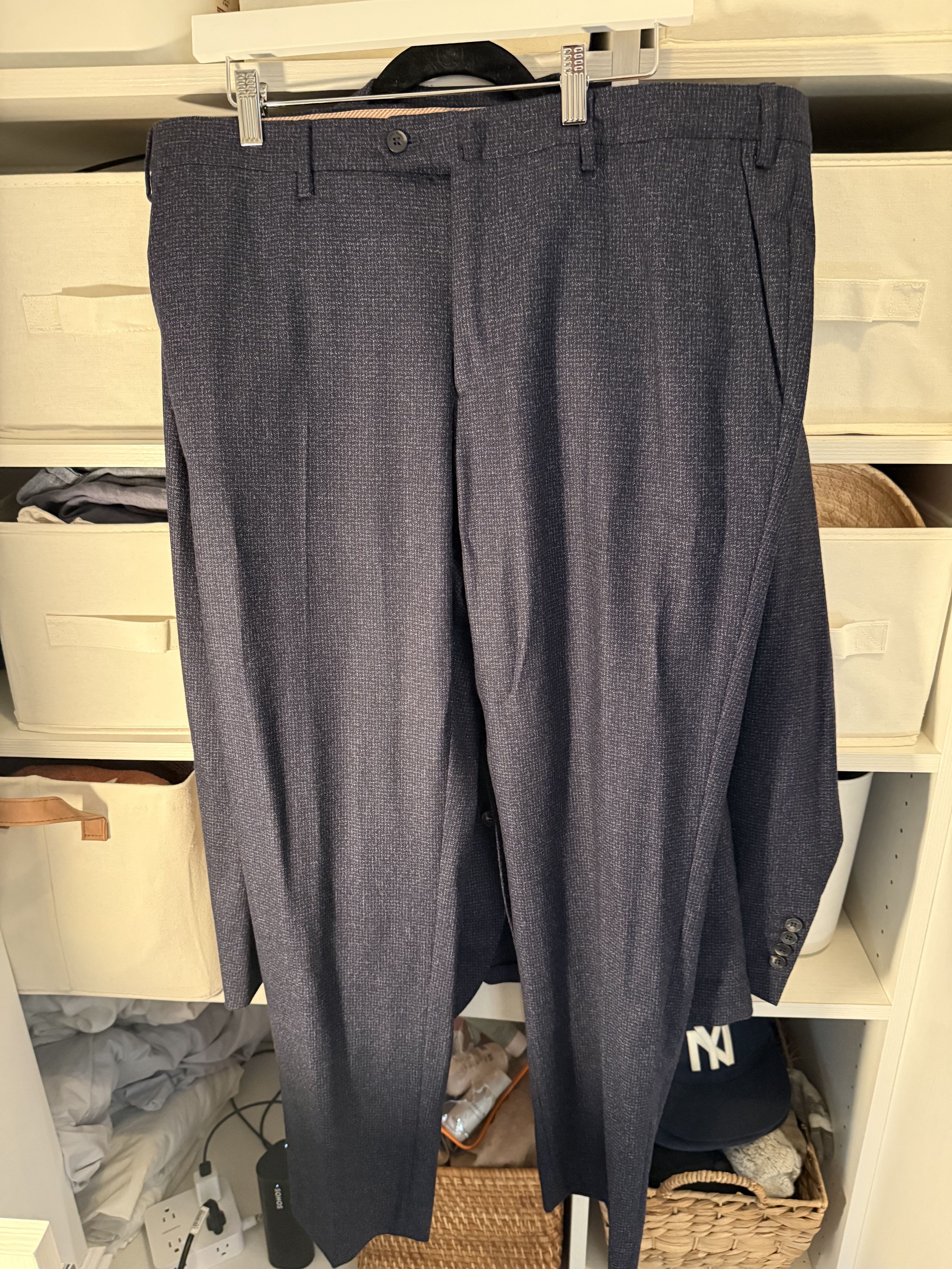 Loro Piana Loro Piana suit blue virgin wool Size 44R - 4 Thumbnail