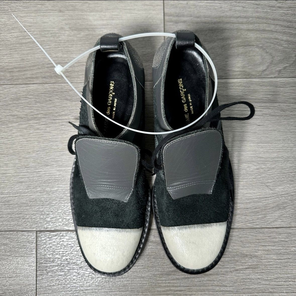 Comme des Garcons COMME des GARÇONS Two Tone Leather Derby Shoes Size US 6.5 / IT 36.5 - 5 Thumbnail