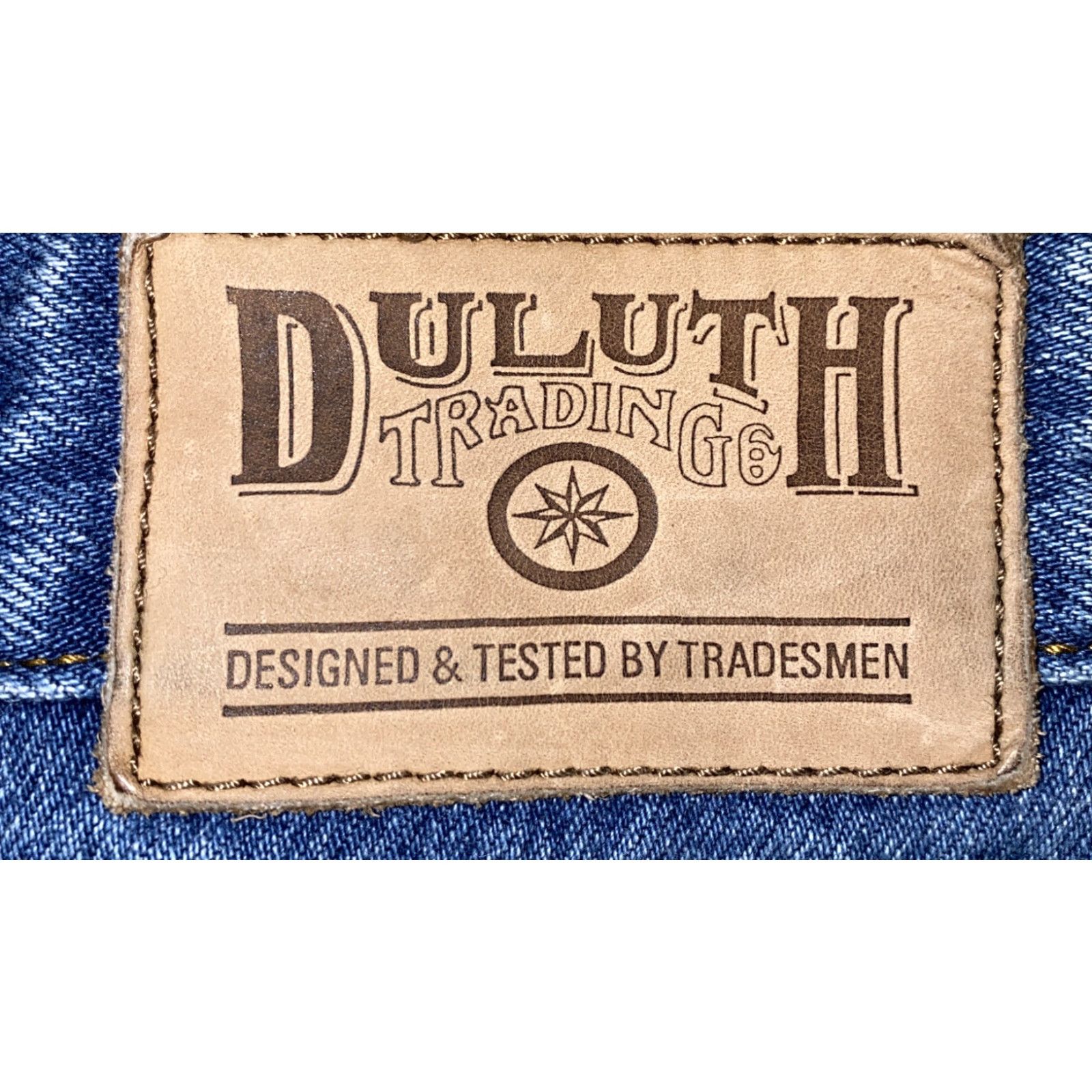 CO Duluth Jeans Mens Blue Cotton Zip Fly Regular Size 40 X 30 Denim Jeans Mens Size US 40 / EU 56 - 5 Thumbnail