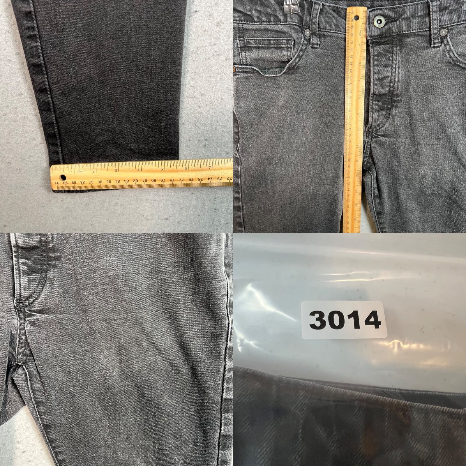 Topman Topman Mens Jeans Skinny Denim Black 34x28 5-Pocket Stretch Inseam 24 Regular Shirt? Size US 34 / EU 50 - 8 Thumbnail