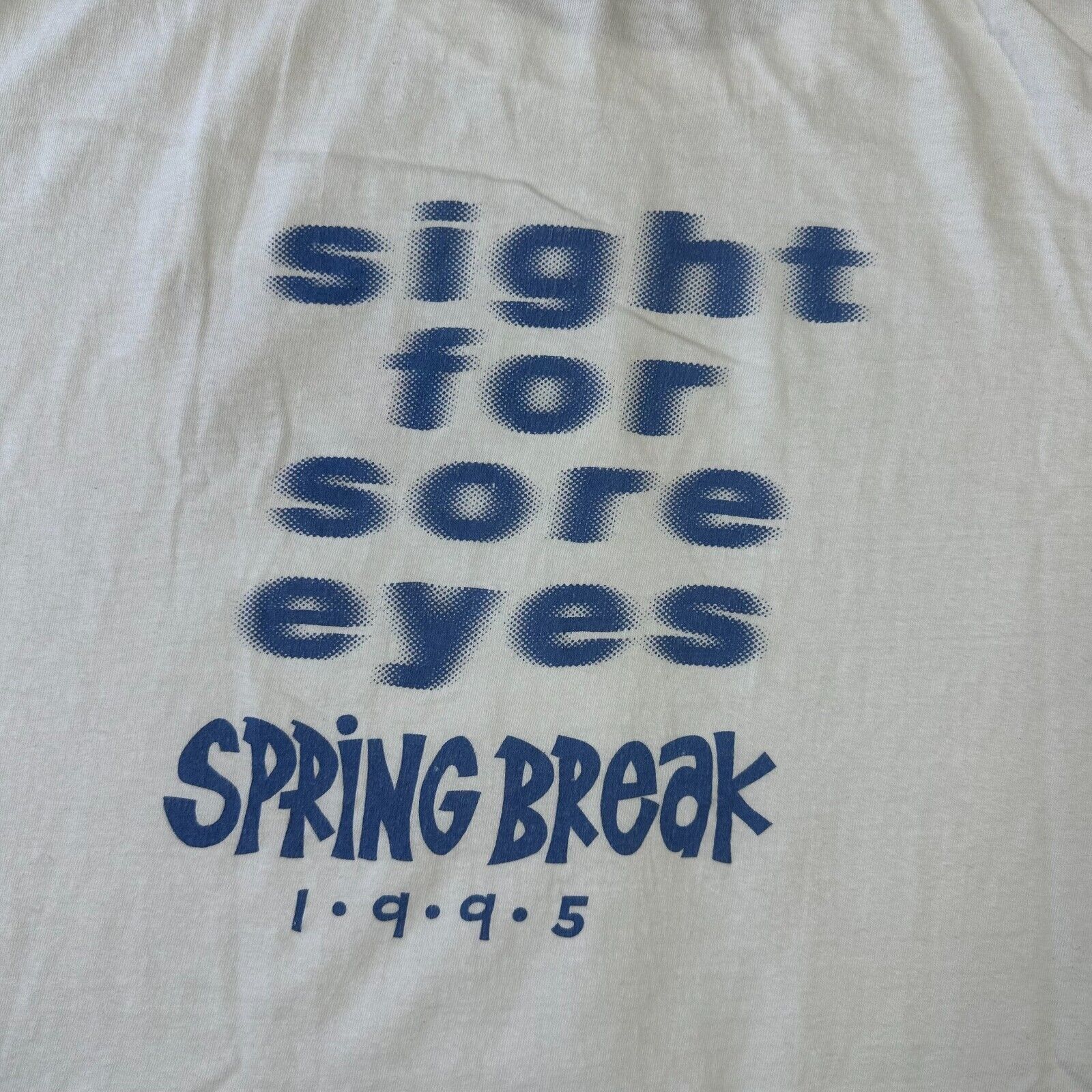 Band Tees Vtg Sight For Sore Eyes Spring Break T Shirt White XXL Size US XXL / EU 58 / 5 - 2 Thumbnail
