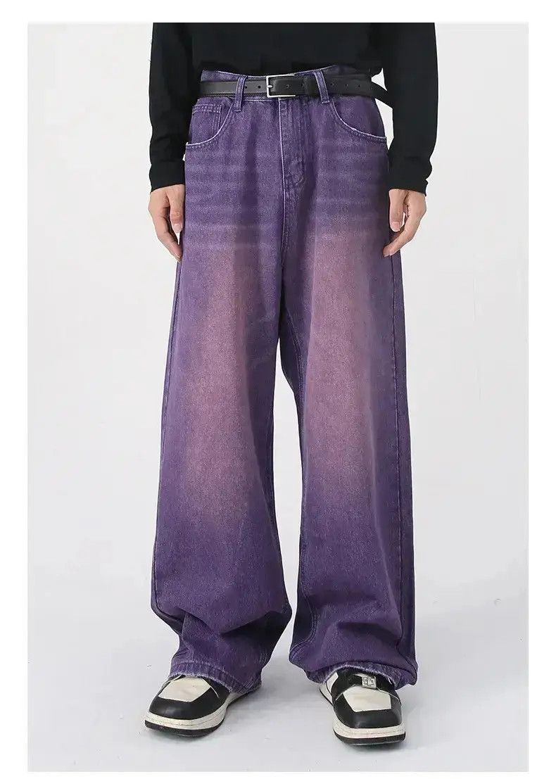 Japanese Brand y2k washed distressed baggy jeans Size US 32 / EU 48 - 6 Thumbnail