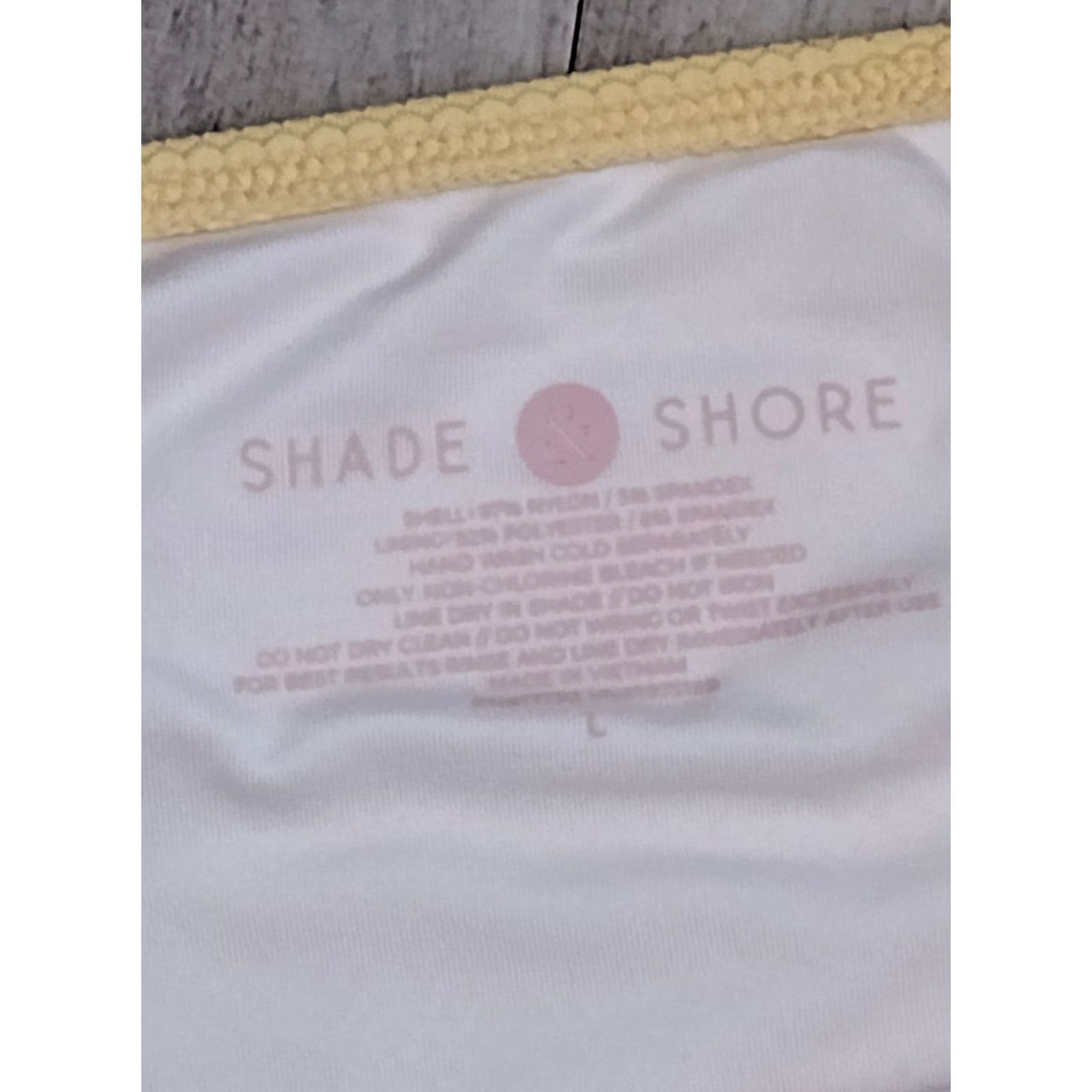 Vintage Shade & Shore Bikini Bottoms Women Yellow Ribbed L Bikini Bottoms Swimsuit Beach 90s Womens Size 36" / US 14 / IT 50 - 5 Thumbnail