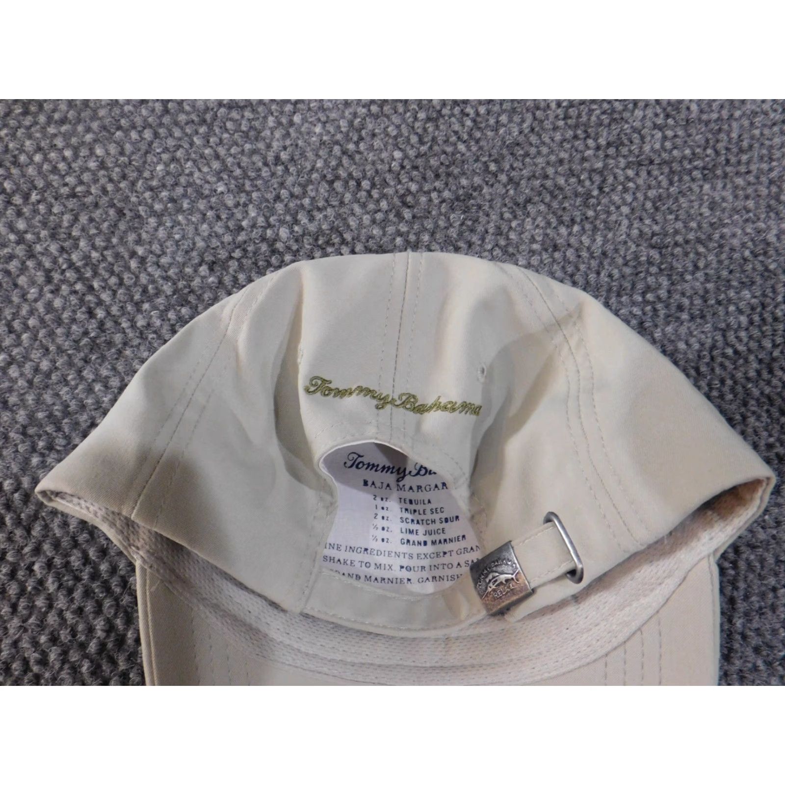 Tommy Bahama Tommy Bahama Cap Baseball Hat Men Strapback Gray Pineapple Logo One Size Adjustable Canvas Cotton Polyester Casual Men Size ONE SIZE - 7 Thumbnail