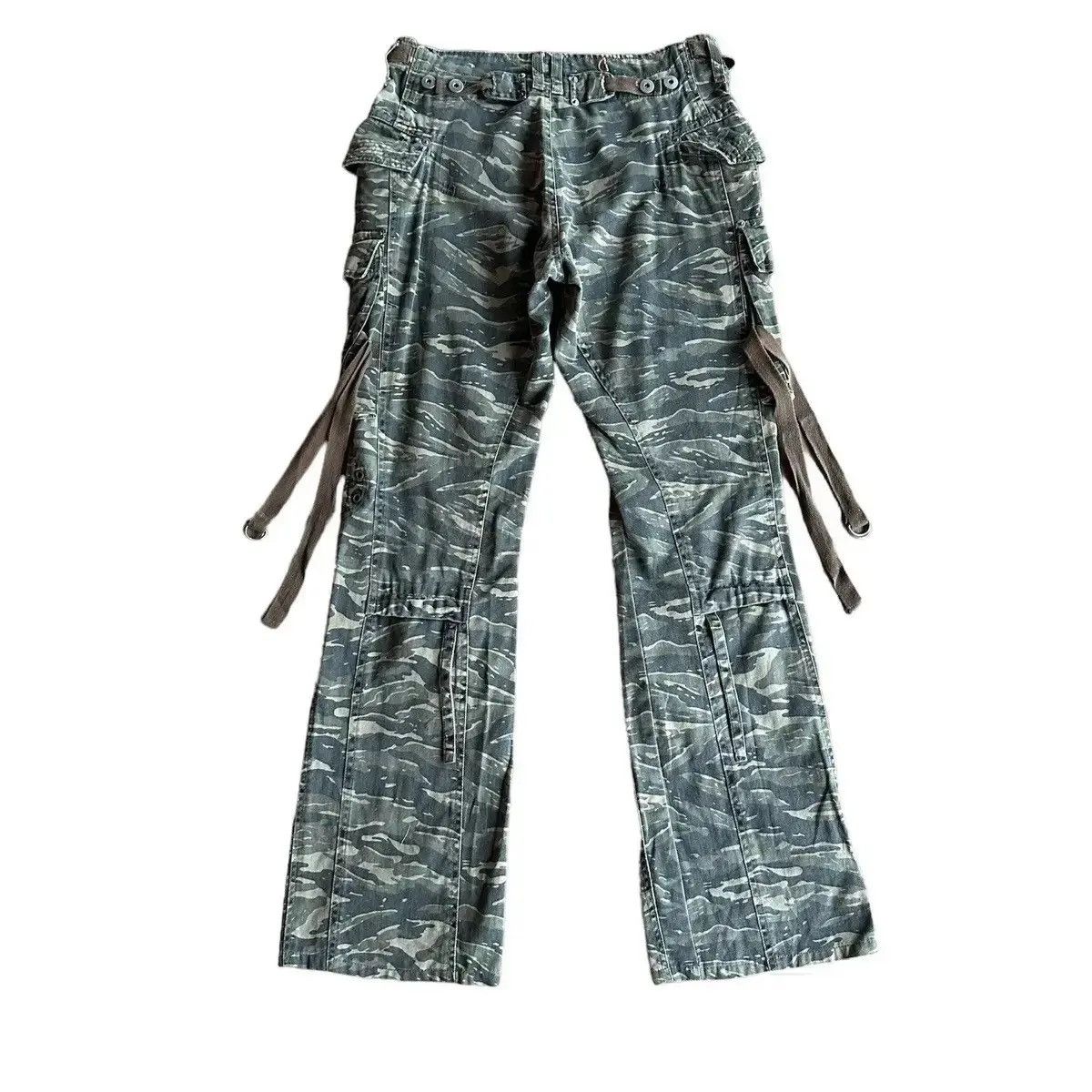 Vintage RARE‼️ W30 L31 FLARE/BOOTCUT Japanese Vtg Bondage Punk Cargo Size US 30 / EU 46 - 3 Thumbnail