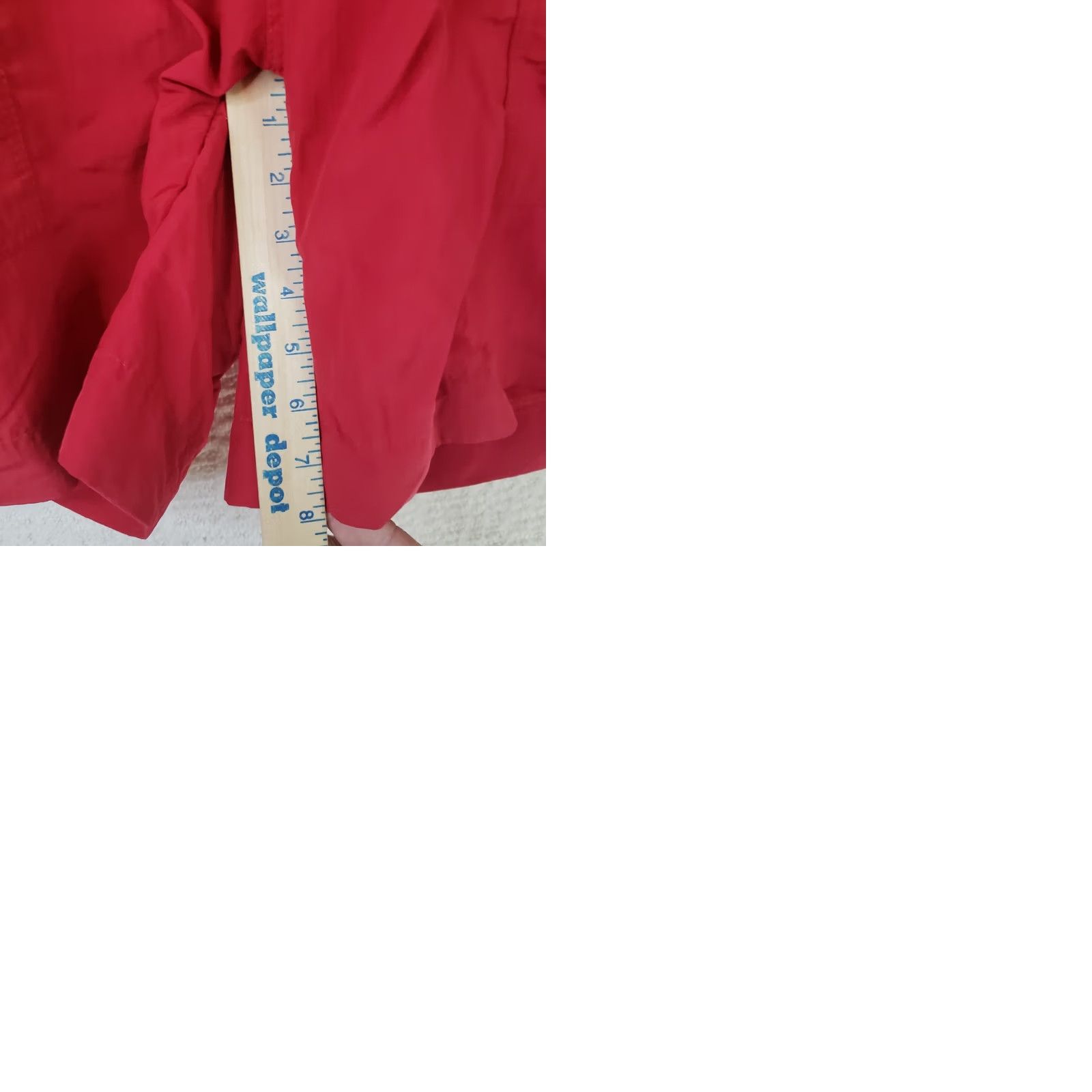 Vintage AFTCO Men’s Cargo Shorts Red 38x8 Casual Flat Front Stretch Waist Nylon UV Quick Dry Pockets Embroidered Logo Size US 38 / EU 54 - 9 Thumbnail