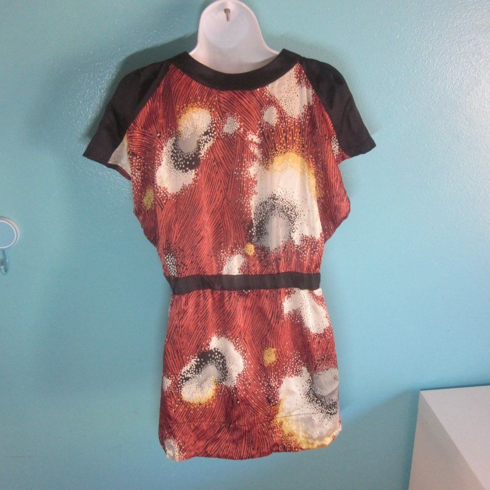 Vintage Aubergine 100% Silk Blouse Size M Size M / US 6-8 / IT 42-44 - 3 Thumbnail