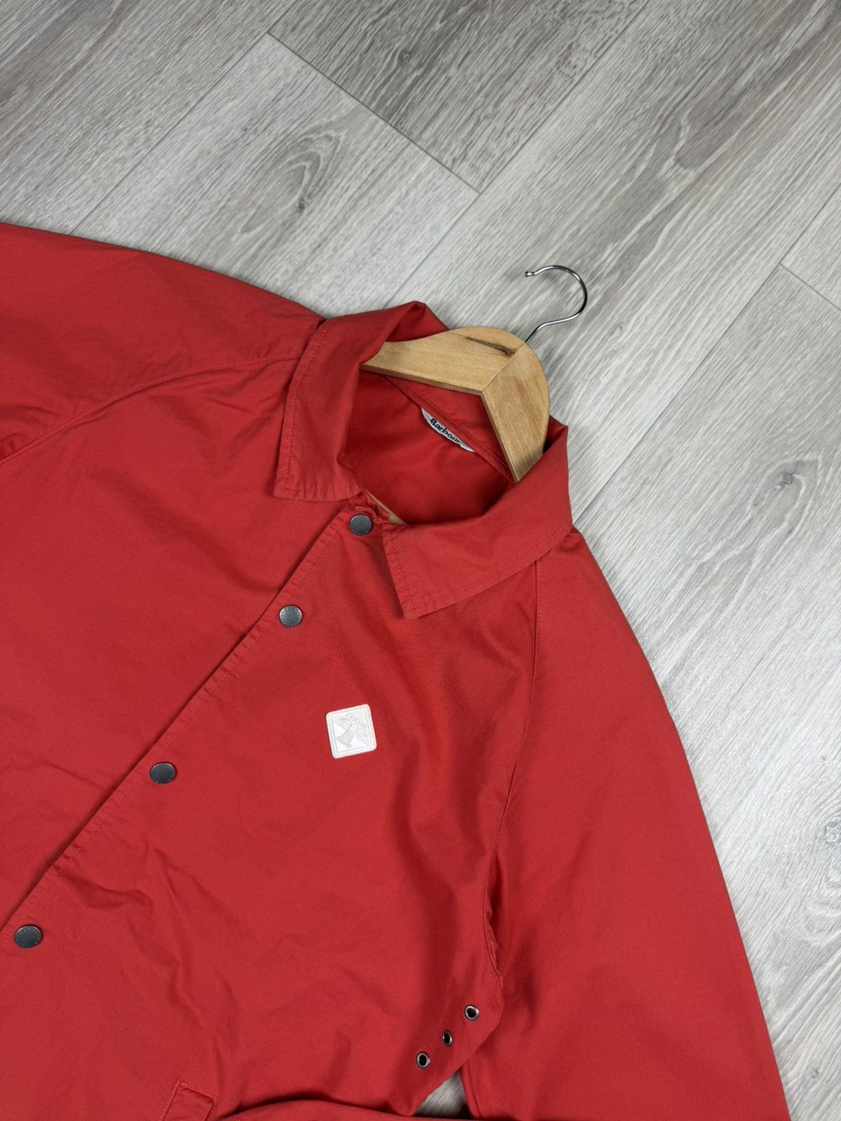 Barbour Barbour Beacon Coach Casual Red Overshirt Jacket Size S Size US S / EU 44-46 / 1 - 2 Thumbnail