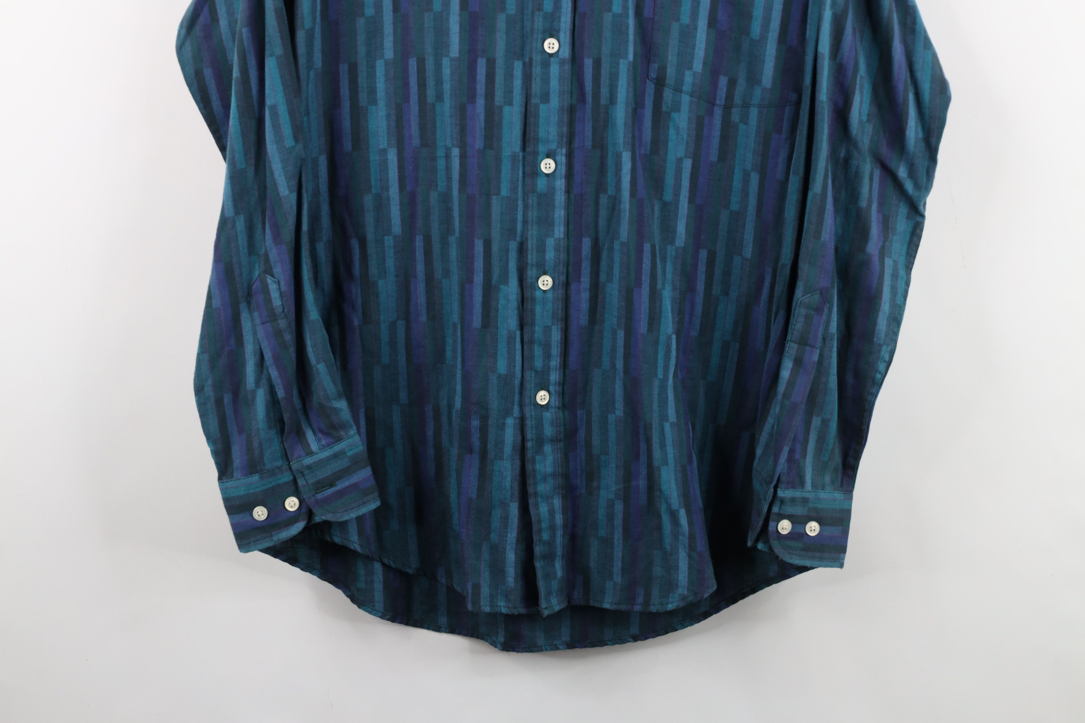 Vintage Vintage 80s 90s Streetwear Collared Button Down Shirt Size US M / EU 48-50 / 2 - 3 Thumbnail