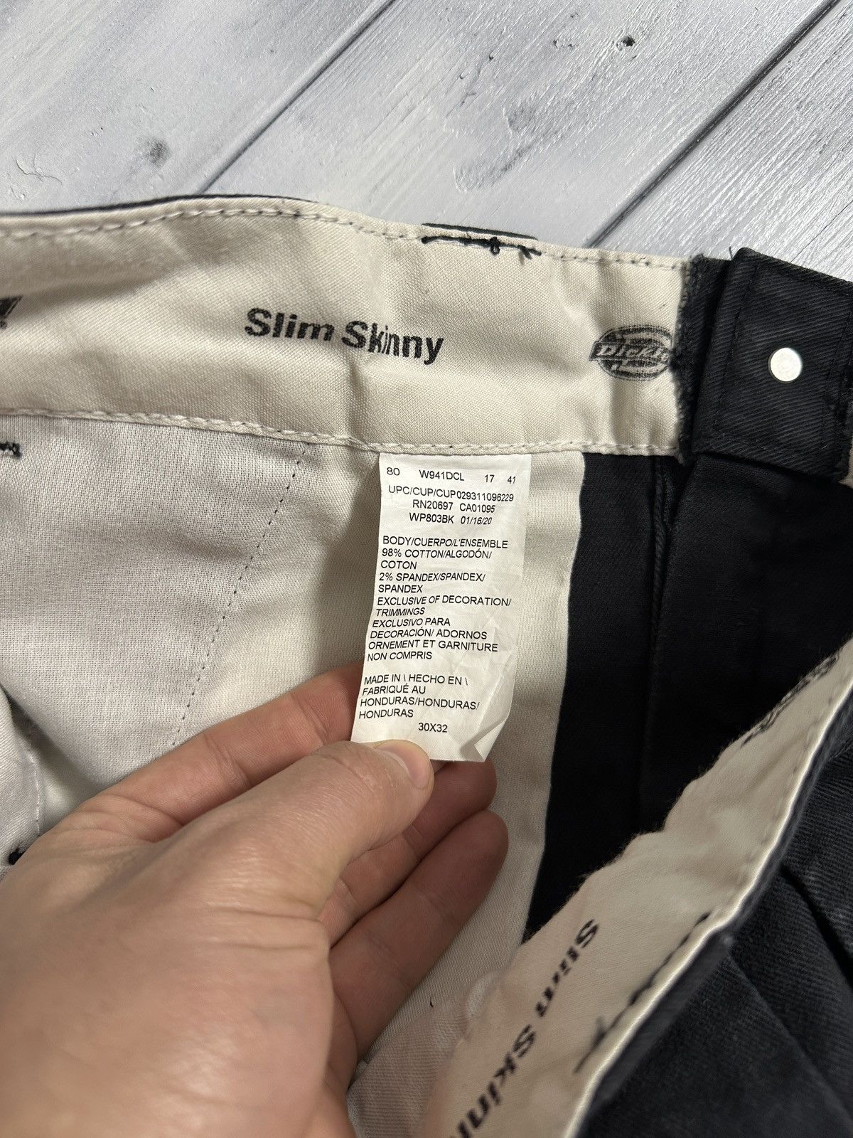 Dickies Rare Vintage Pants Dickies Minimalist Work Slim Skinny . Size US 30 / EU 46 - 10 Thumbnail