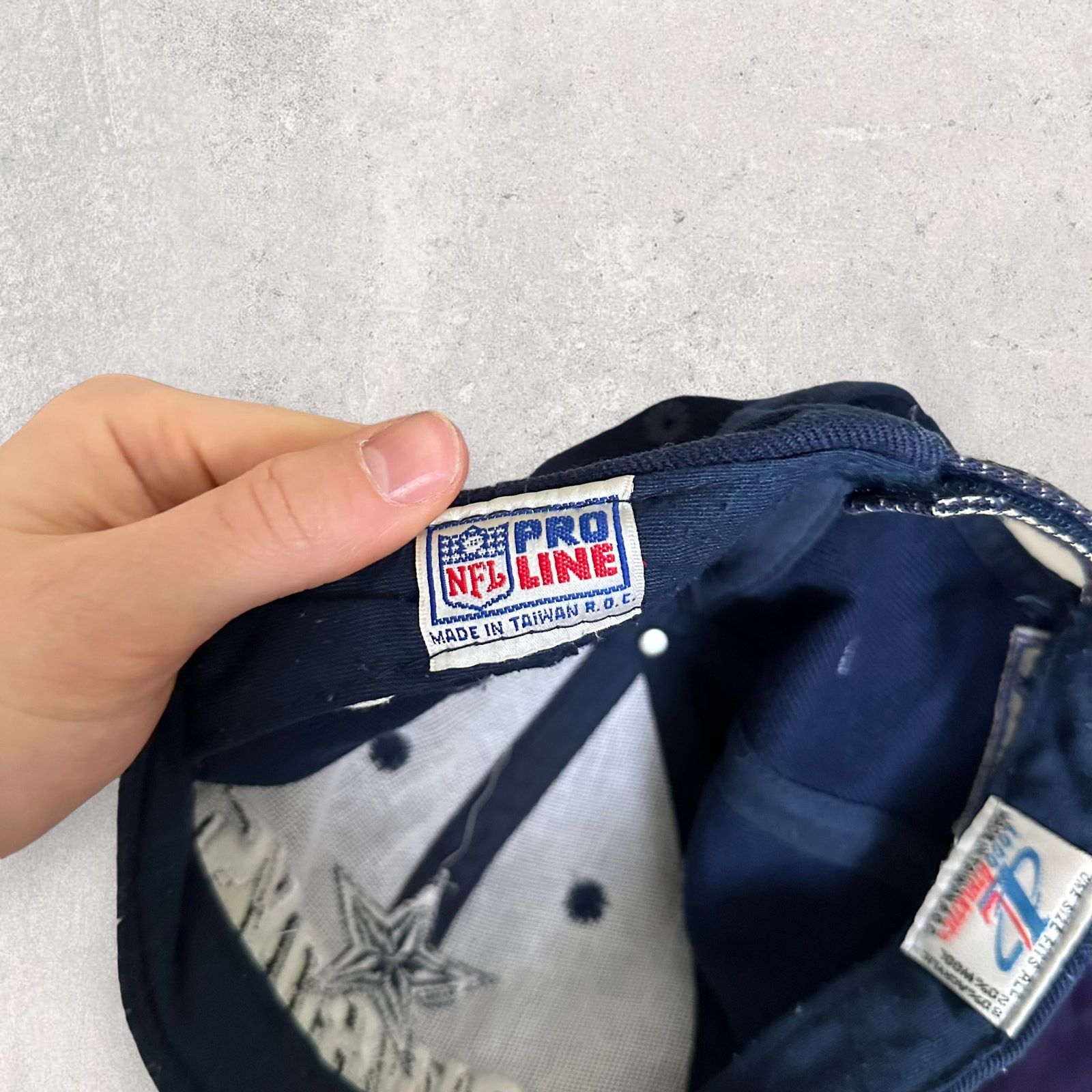 Logo Athletic Vintage 90s Dallas Cowboys Hat OSFA Strapback Adjustable Size ONE SIZE - 8 Thumbnail