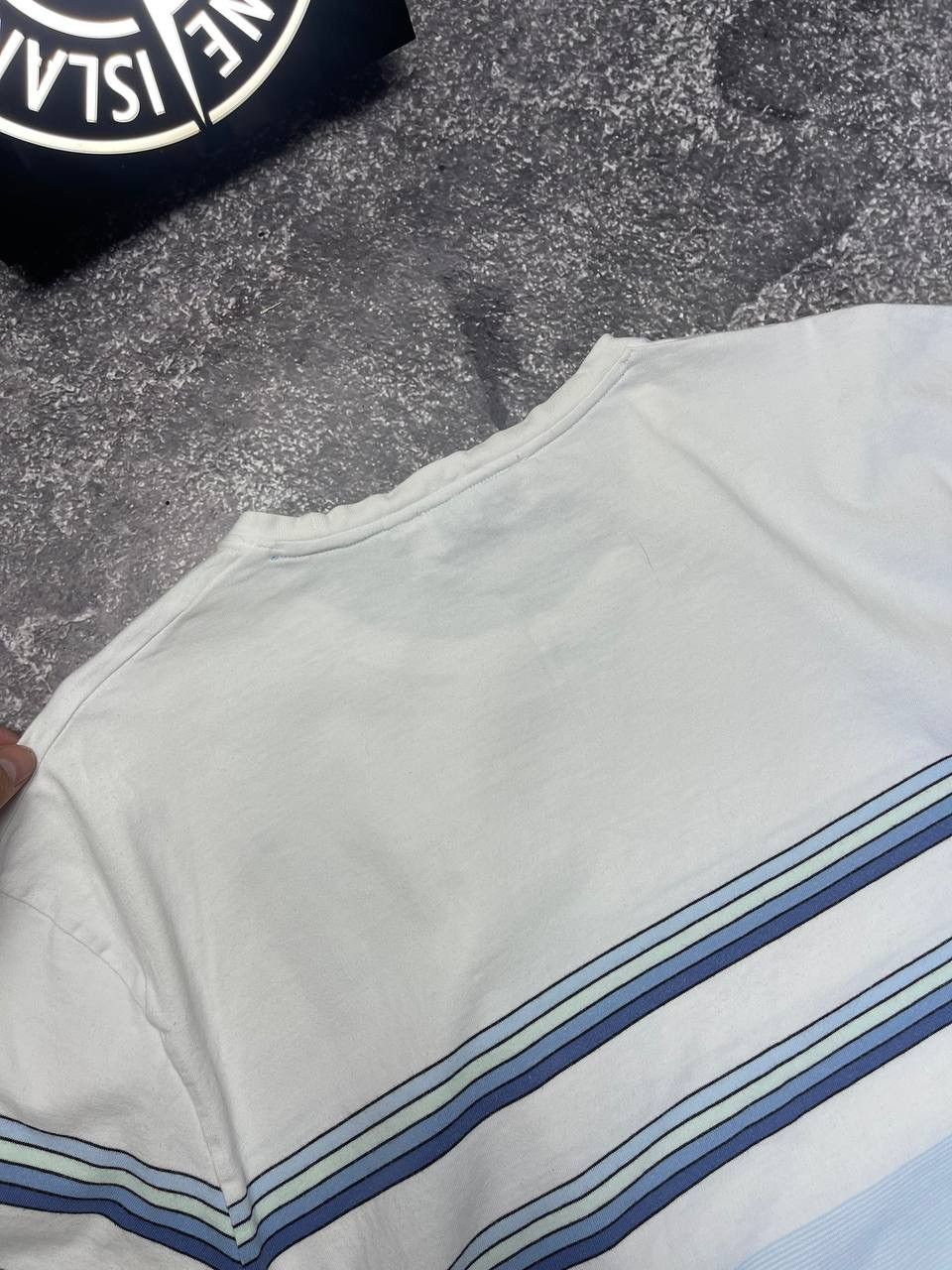 Yves Saint Laurent Yves Saint Laurent Pour Homme Striped Tee Size US XXL / EU 58 / 5 - 12 Thumbnail