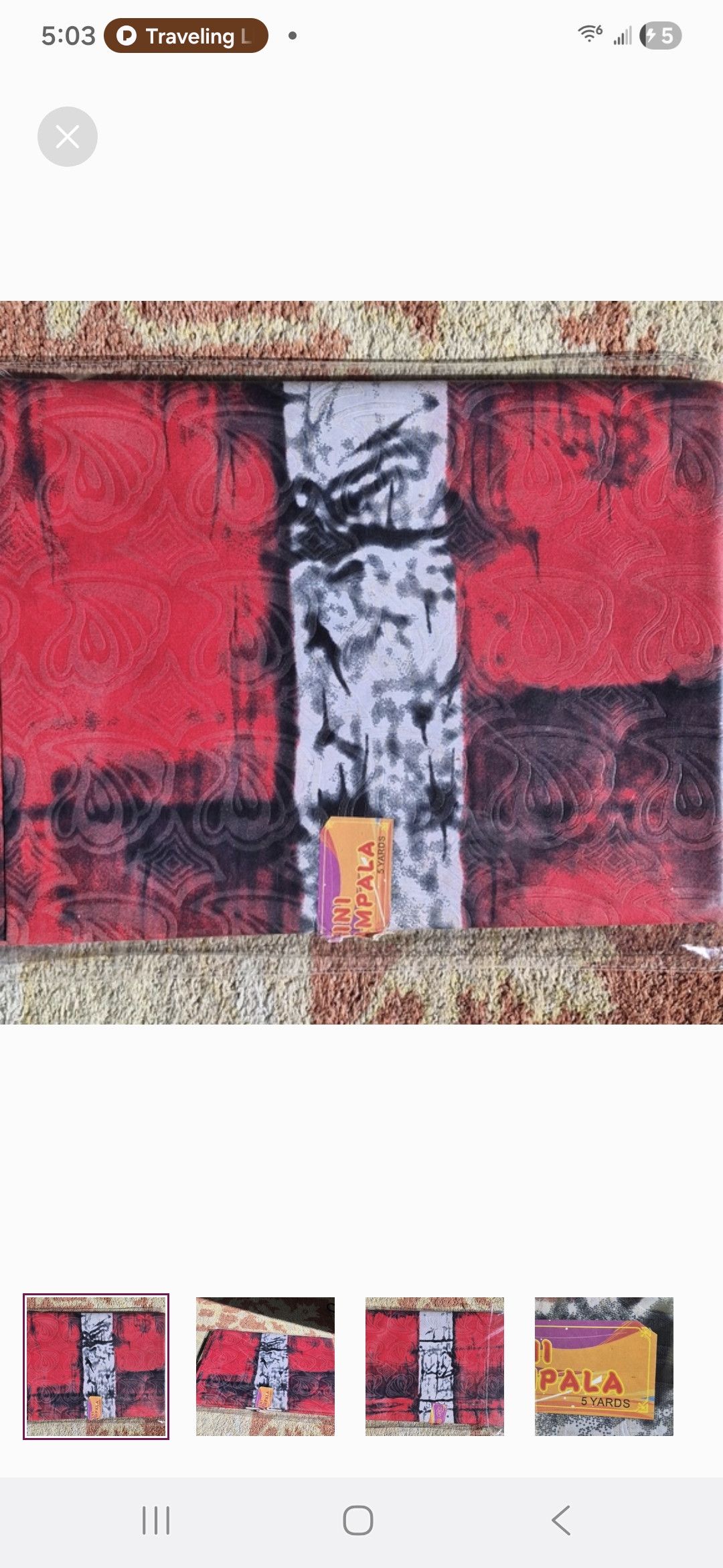 Other C&H Damini Kampala Fabric Size ONE SIZE - 1 Thumbnail