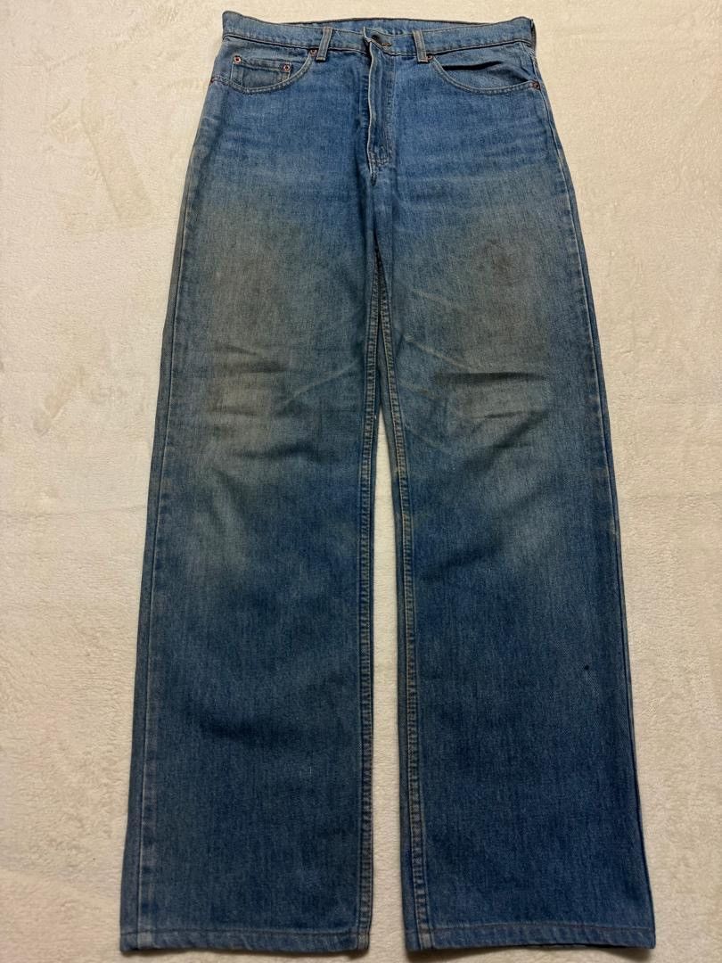 Levi's 💥SICK💥VINTAGE 90s-00s LEVI'S 515 RUSTY STONED WASHED DENIM Size US 32 / EU 48 - 20 Thumbnail