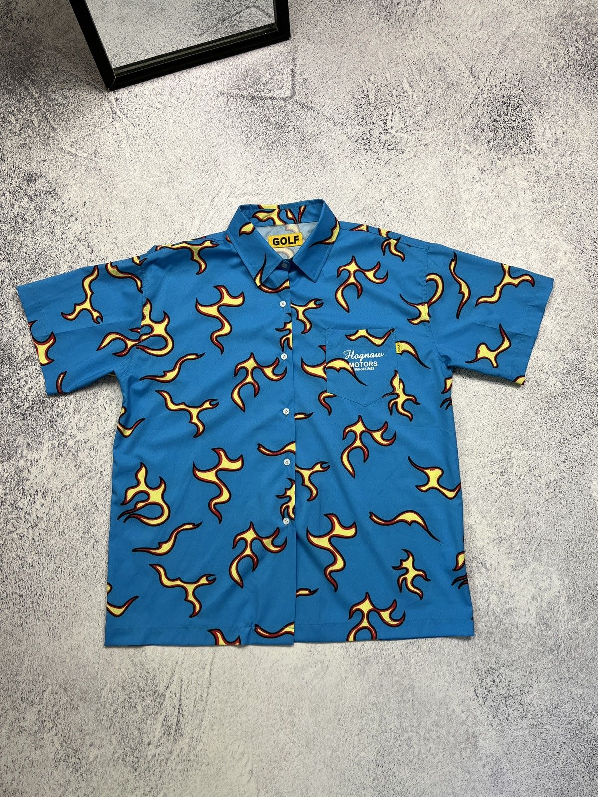 GOLF Wang Shirt – Flognaw Motors Flames Tyler The Creator