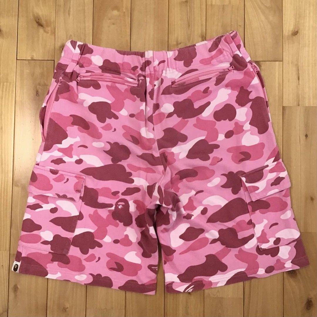 Bape BAPE Pink camo sweat shorts a bathing ape NIGO ★size L Size US 34 / EU 50 - 3 Thumbnail
